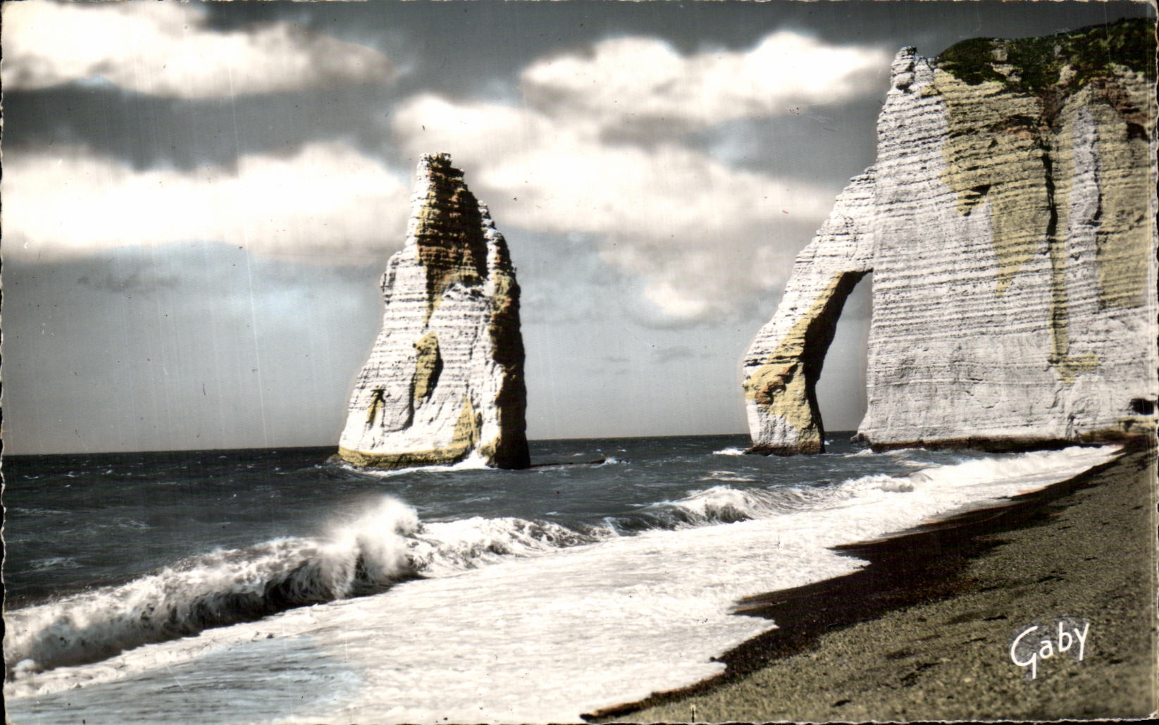 CPSM Etretat the Needle and the Gate of Downstream