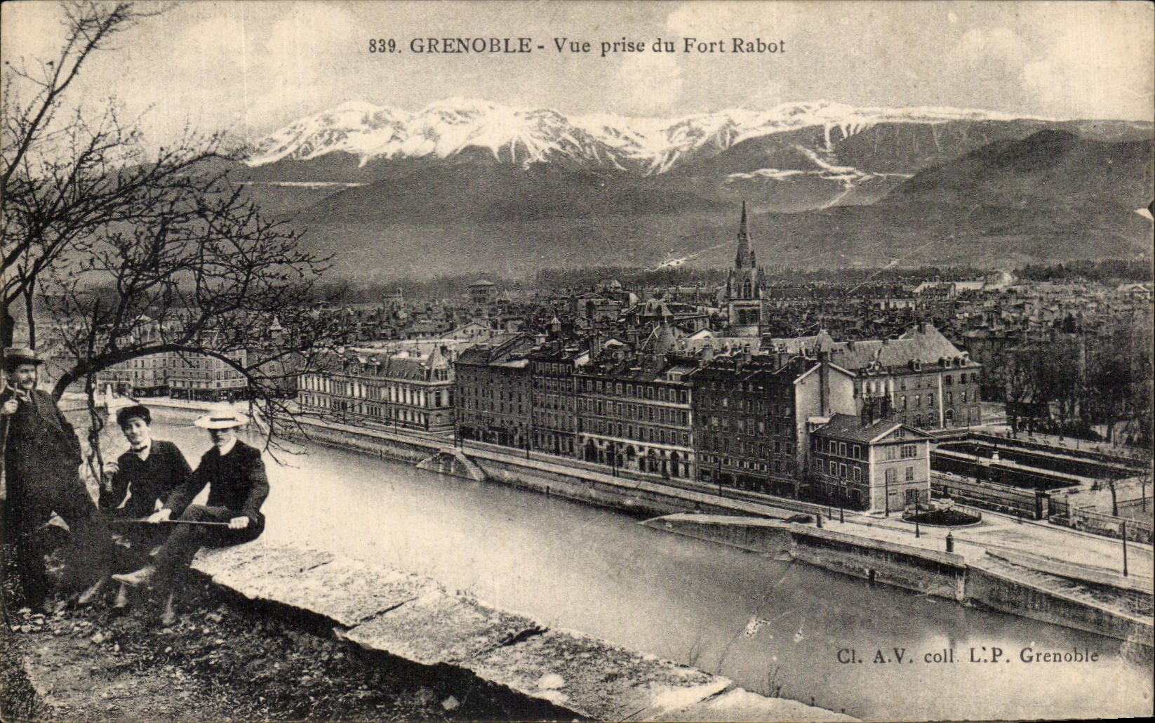 CPA Grenoble Seen from of Fort the Plane