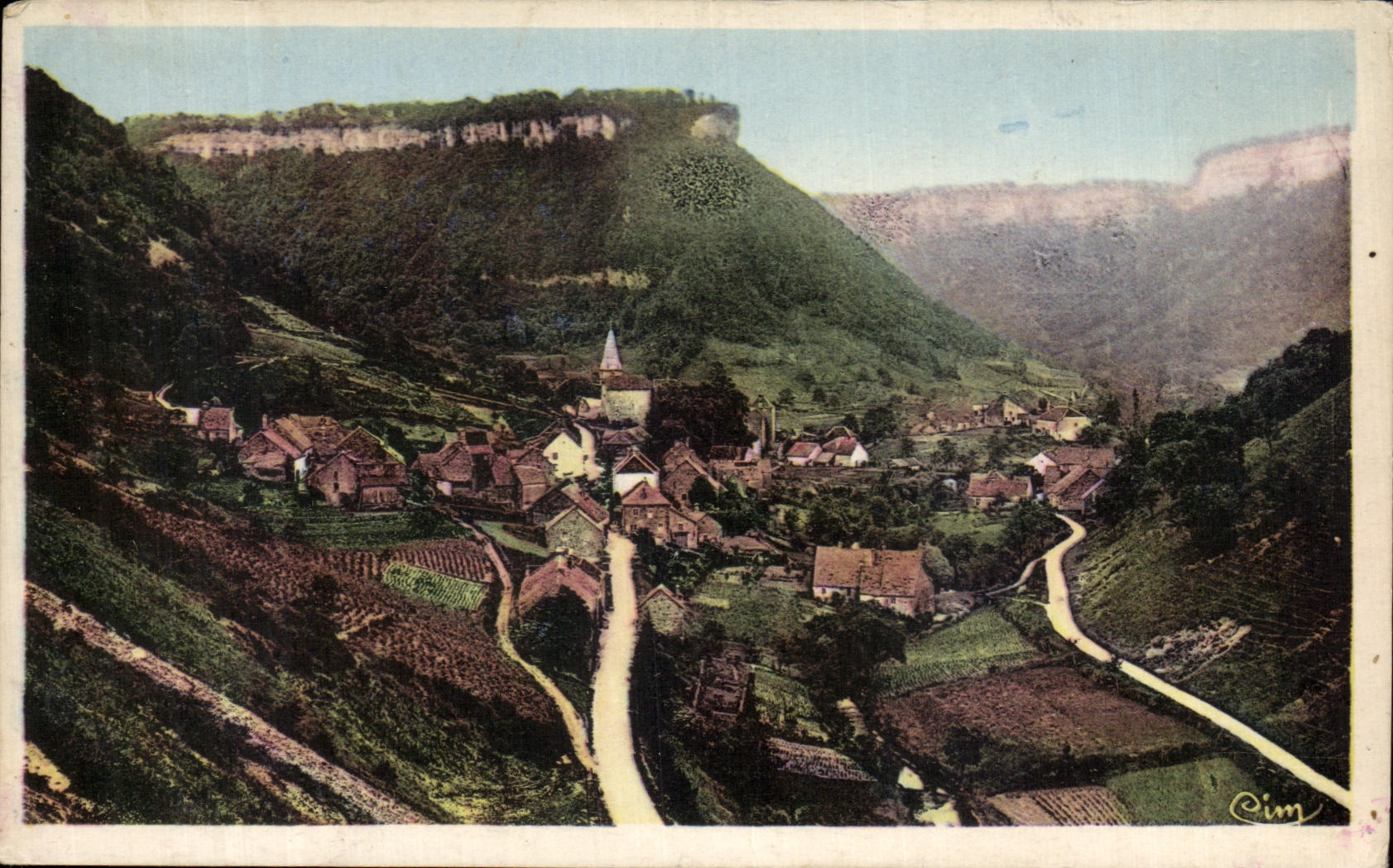 CPA the French Jura Balsam Sirs the Village Valleys