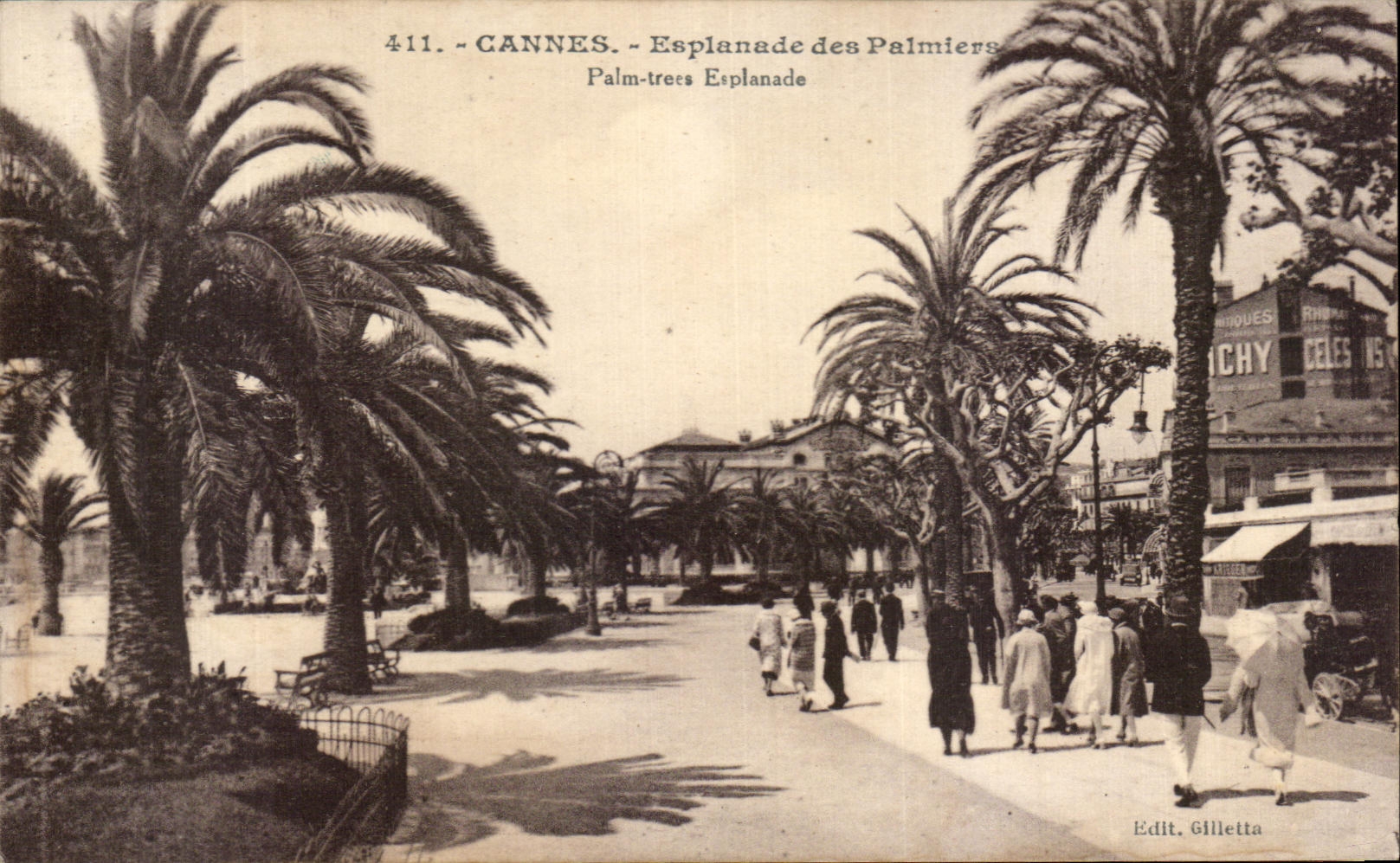 CPA Cannes Esplanade Of the Palm trees
