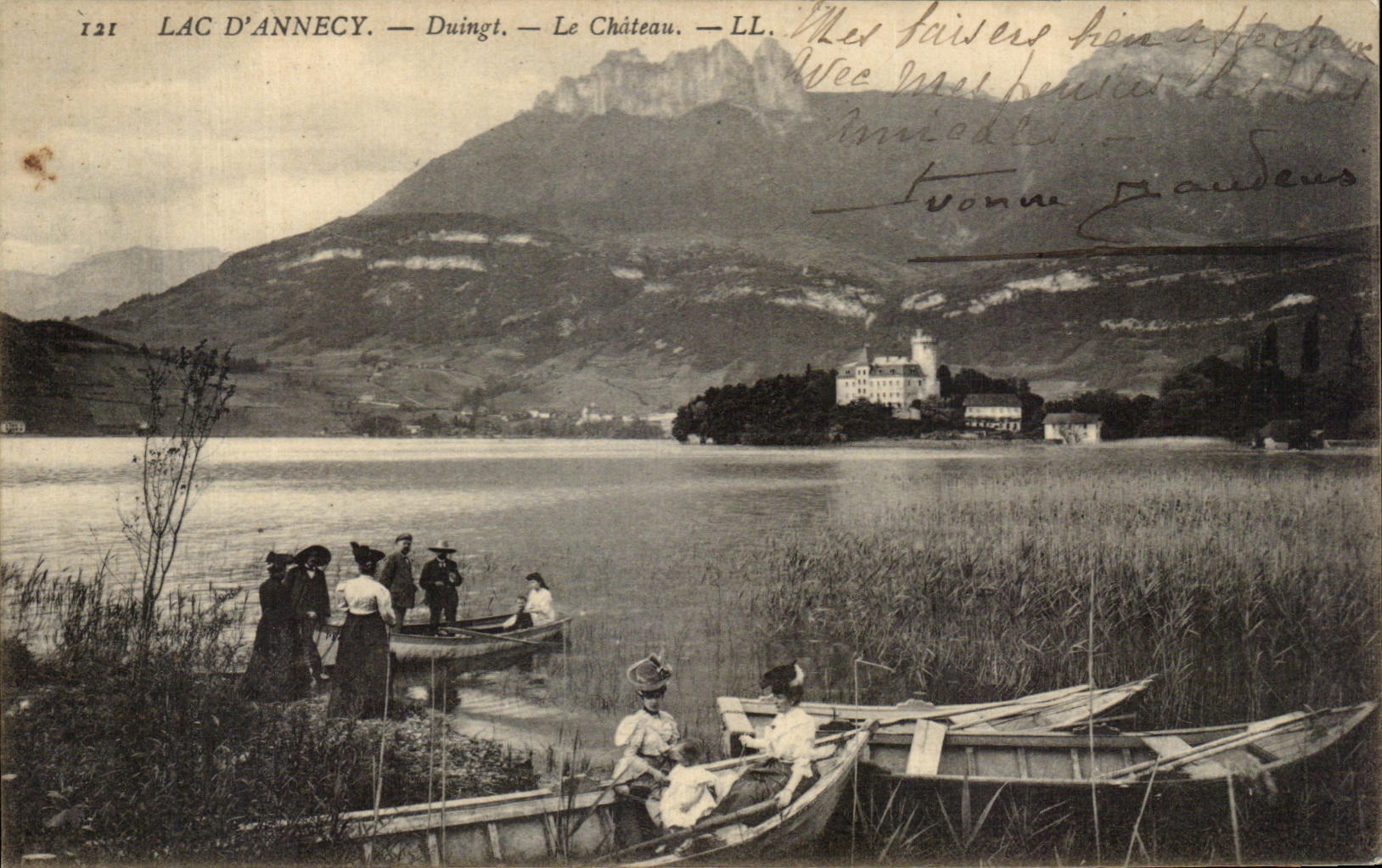 CPA Lake Annecy Duingt the Castle