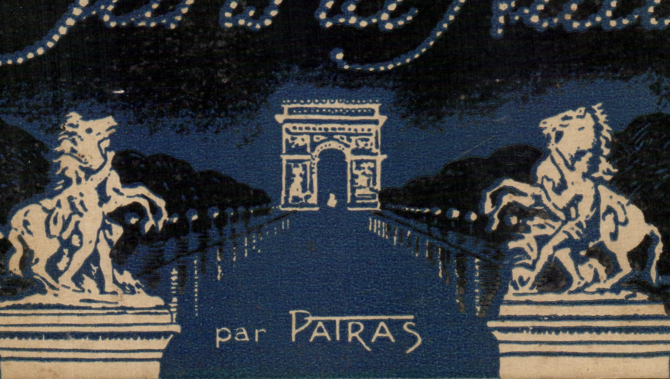CPA Paris the night fields Elysees Patras