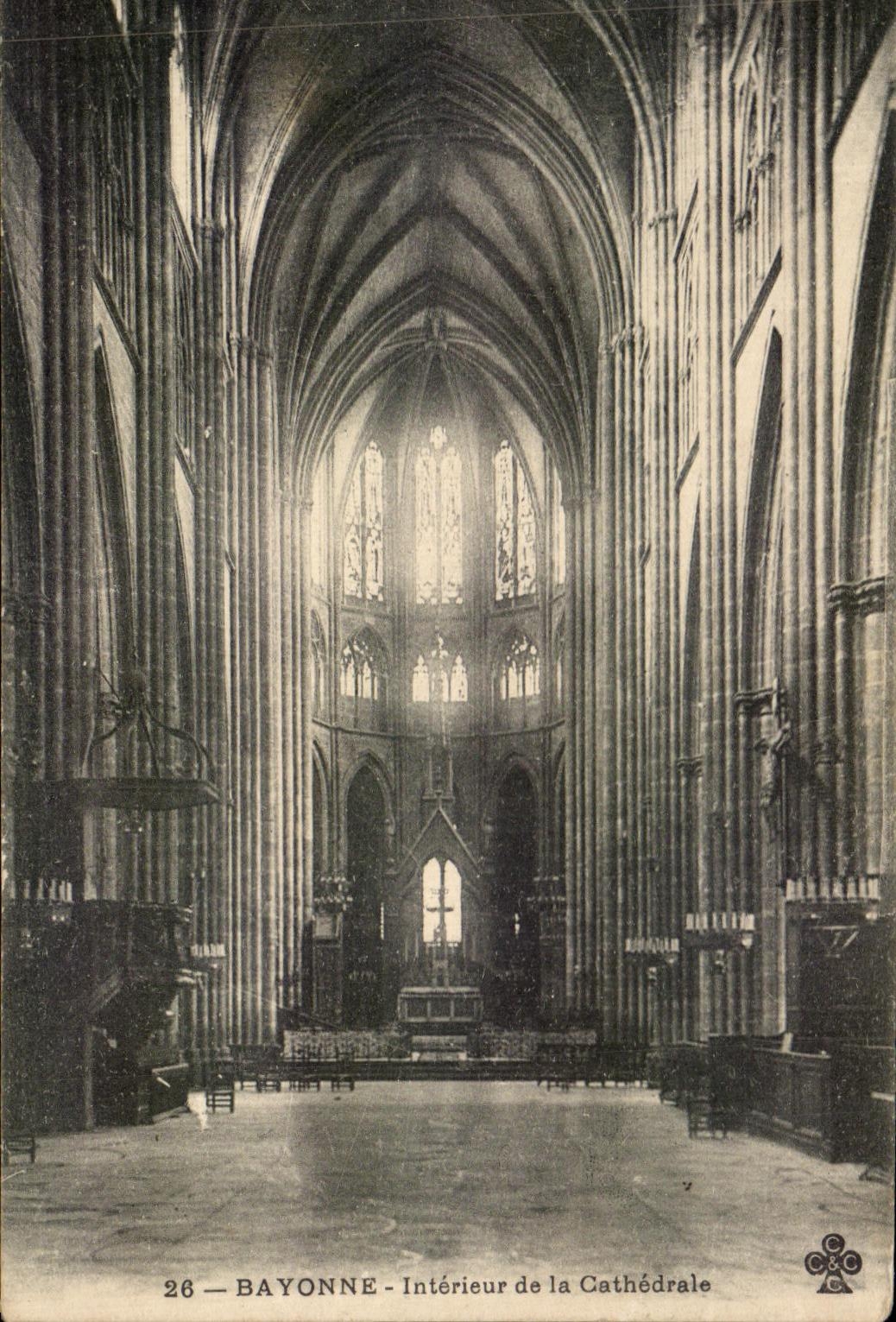 CPA Bayonne Interior Of the Cathedral