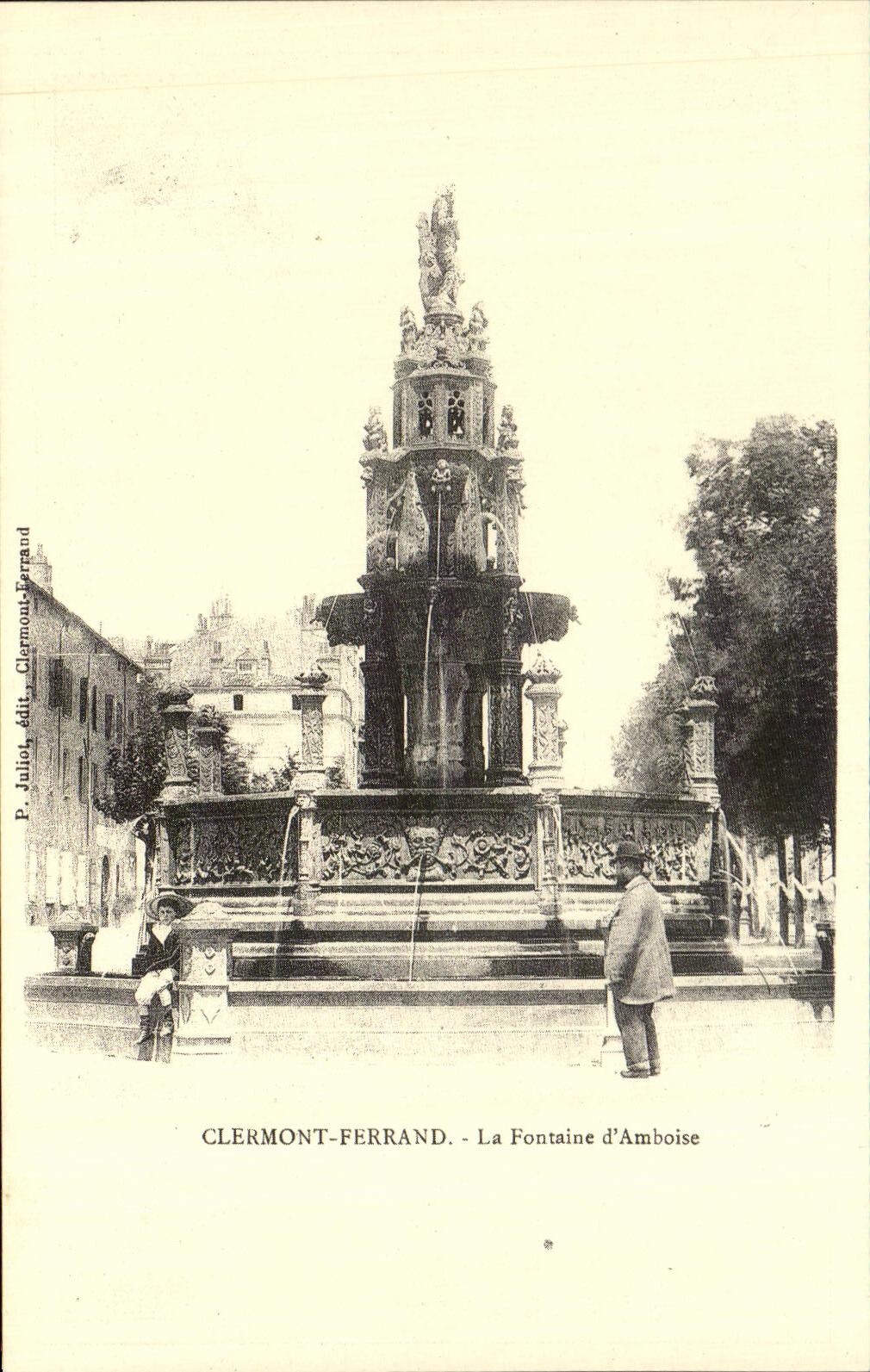 REPRO Clermont Ferrand the Fountain D' Amboise