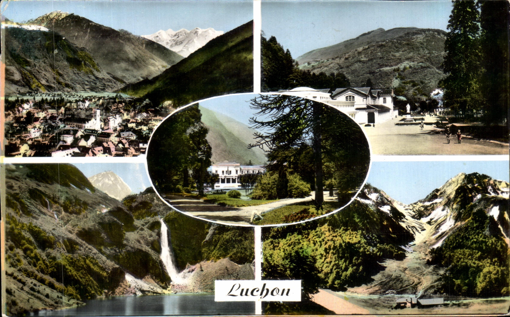 CPSM Luchon View Hydropathic establishment the Casino