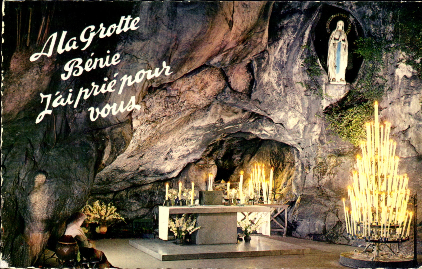 CPSM Lourdes the Miraculous Cave