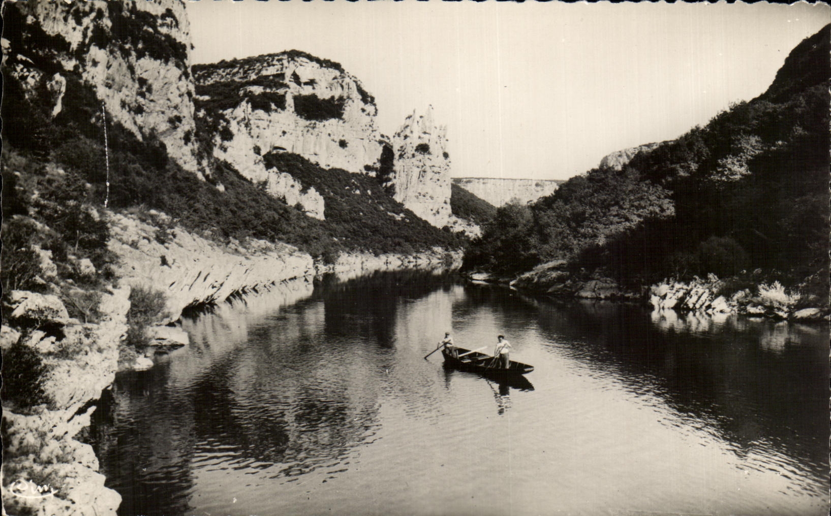 CPA Falls of I' Ardeche the Cathedral