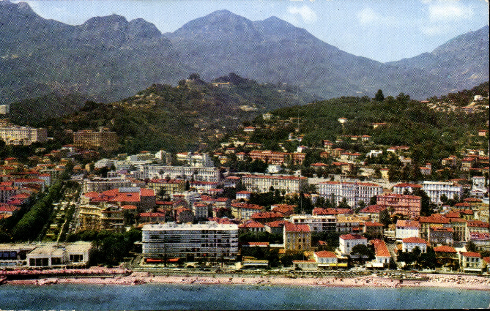CPSM Marvellous Sites Of the Dimension Of Azure Menton View on the city
