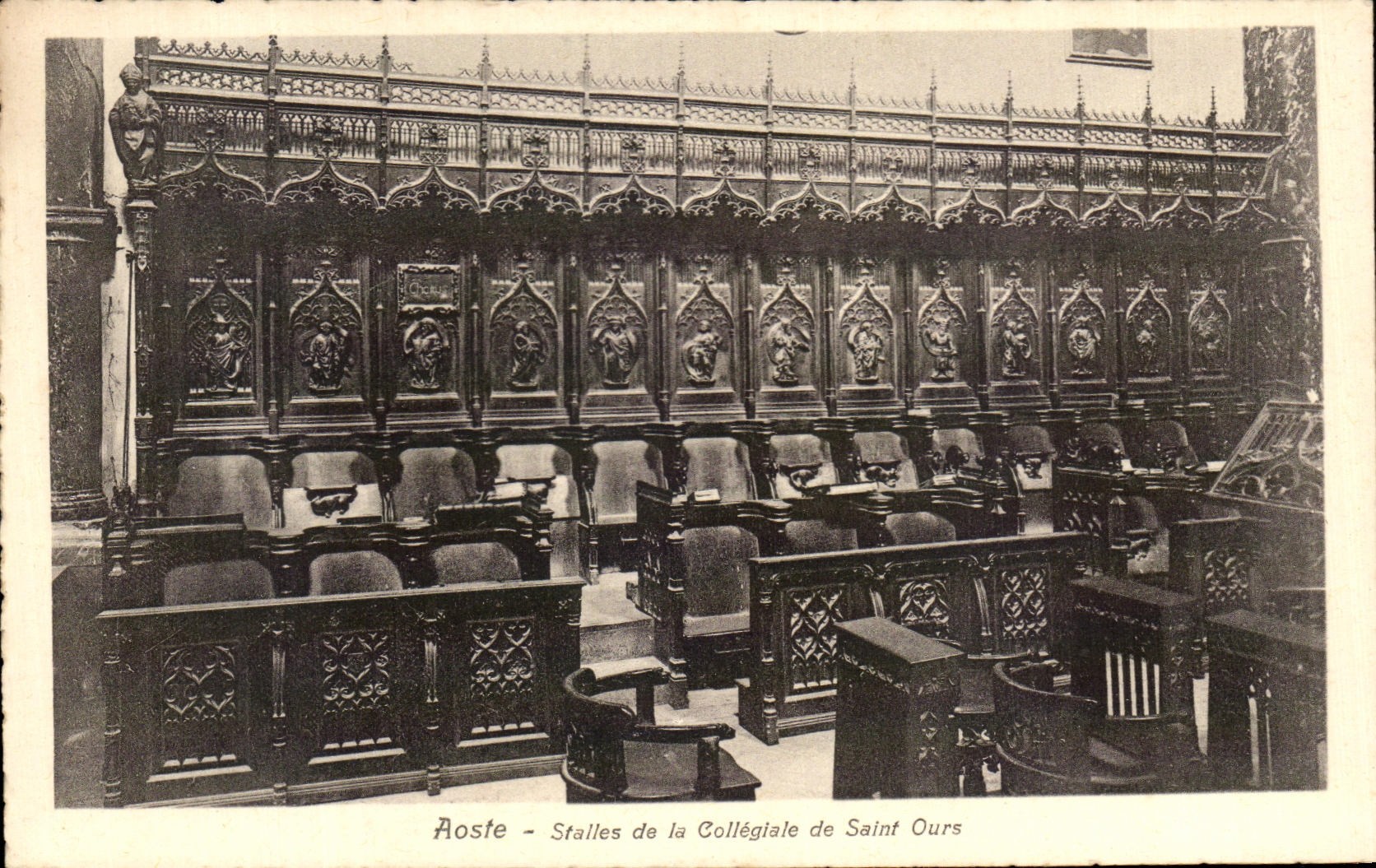 CPA Aosta Stalls of Collegial of Saint Bear