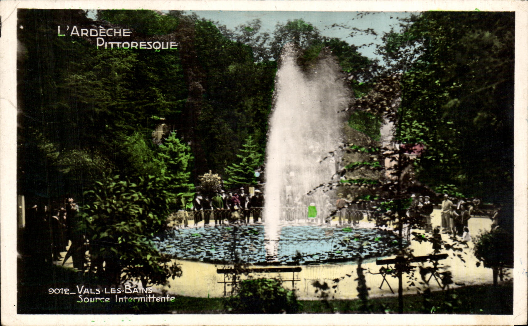 CPA Picturesque Ardeche Valleys les Bains intermittent Source