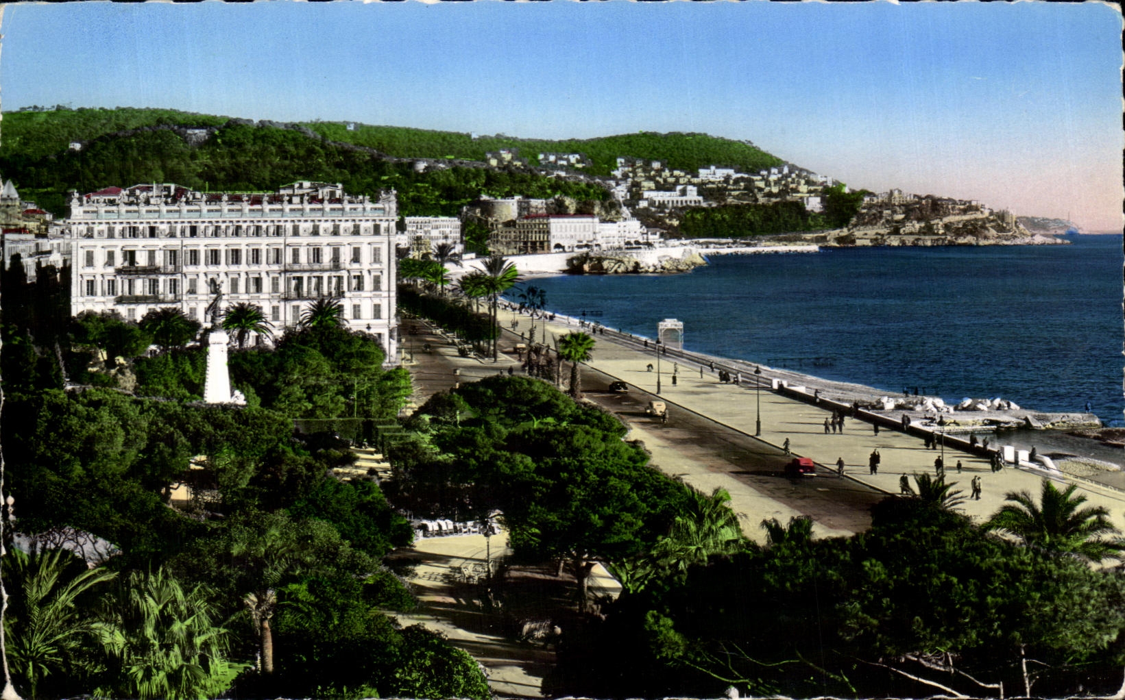 CPA Nice Seen from of Ruhl on the gardens Albert 1st