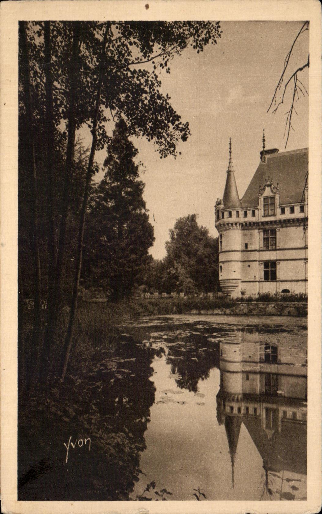 Castillo suave de CPA Francia Loire ch4ateau de Azay la cortina