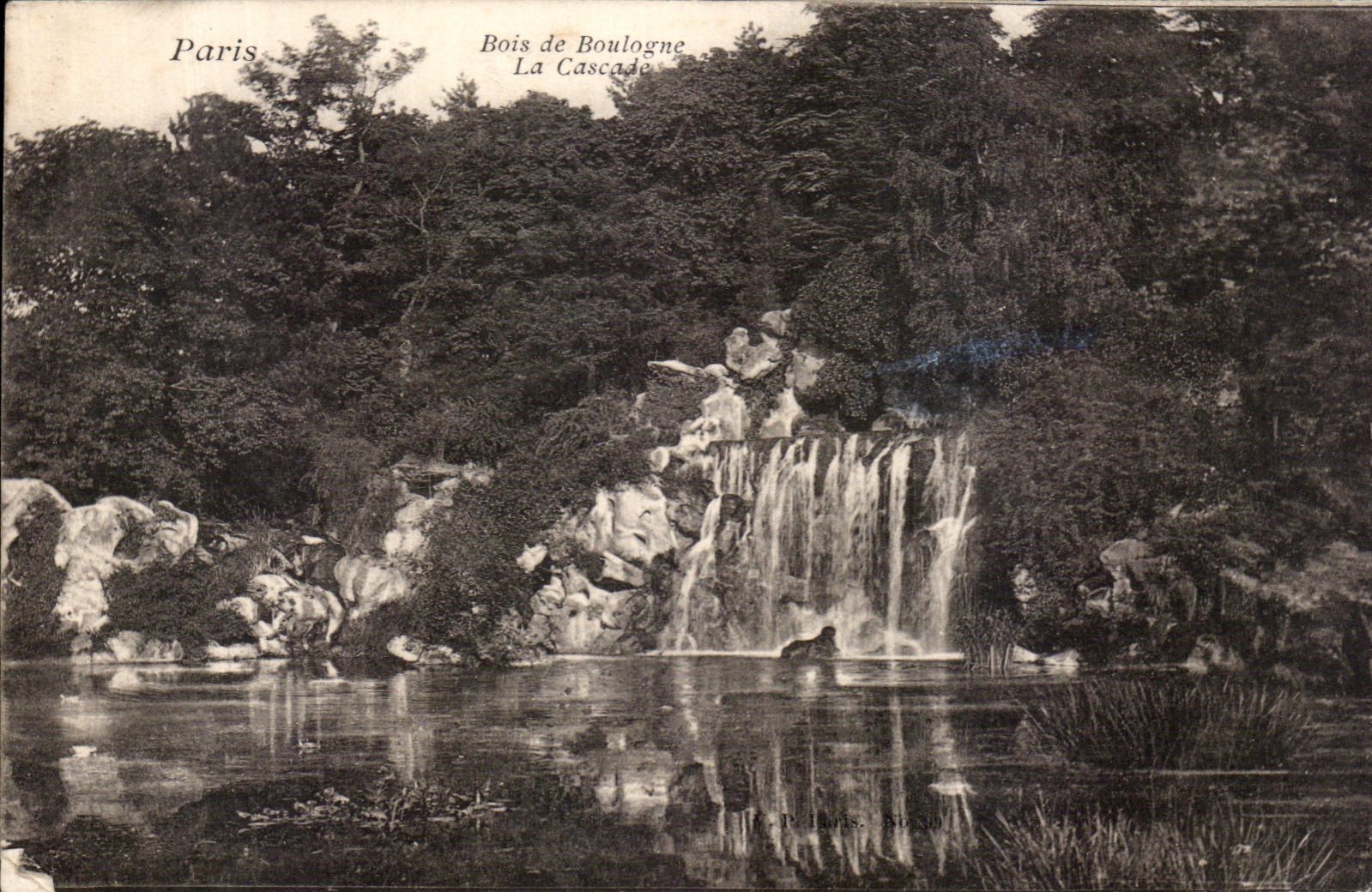CPA Paris Bois de Boulogne the Cascade