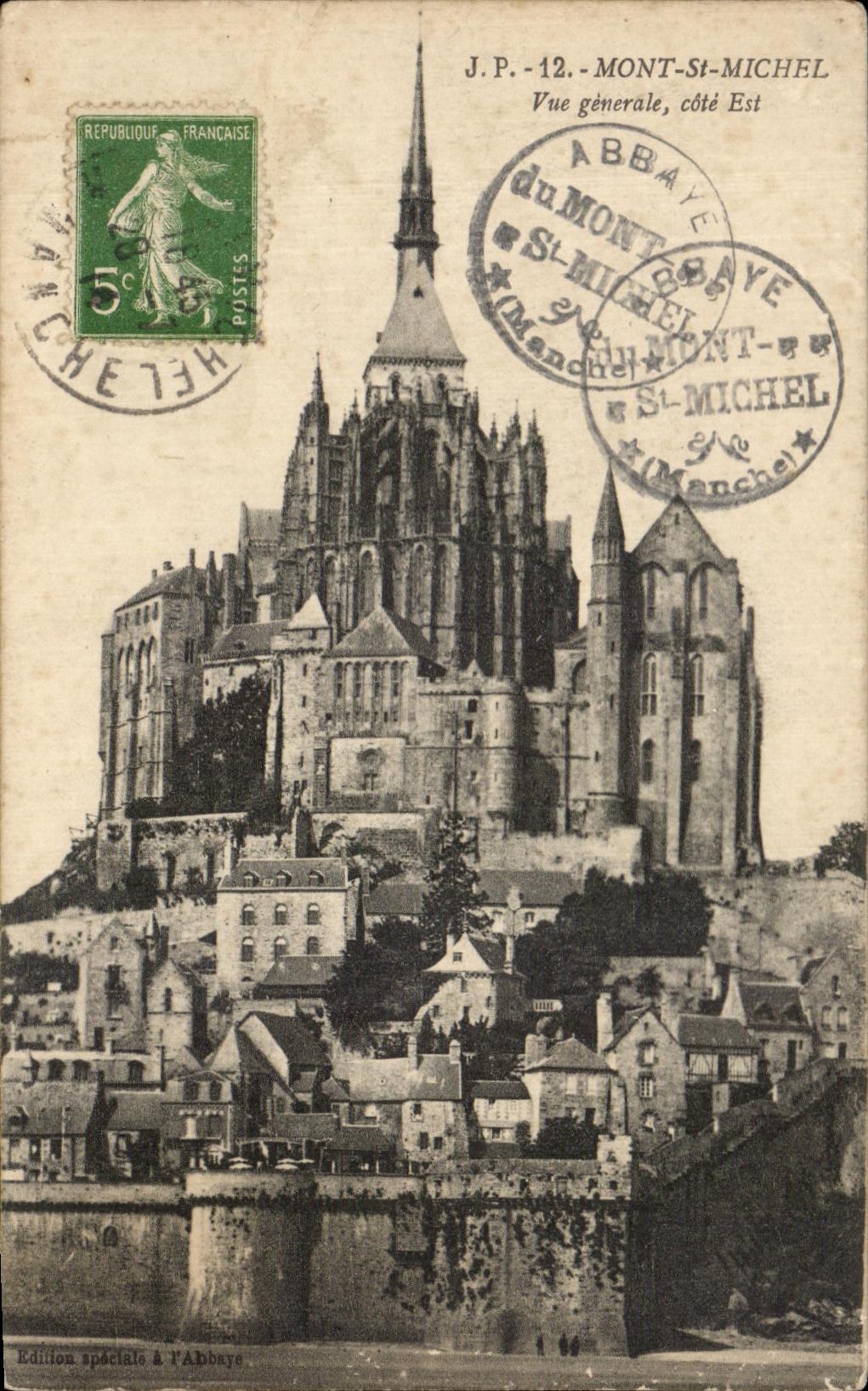 CPA Mount St Michel seen gencrale east coast