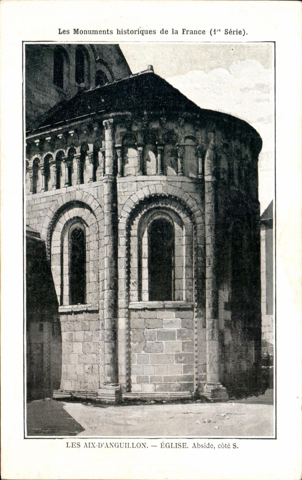 CPA Aix D' Anguillon Church Apse