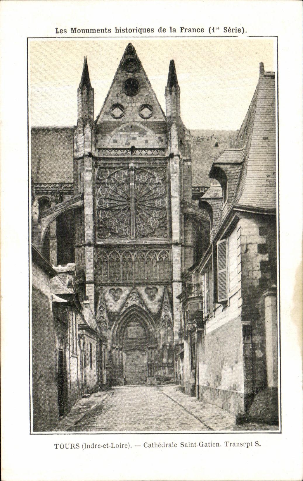 CPA Tours Cathedral Saint Gatien Transept