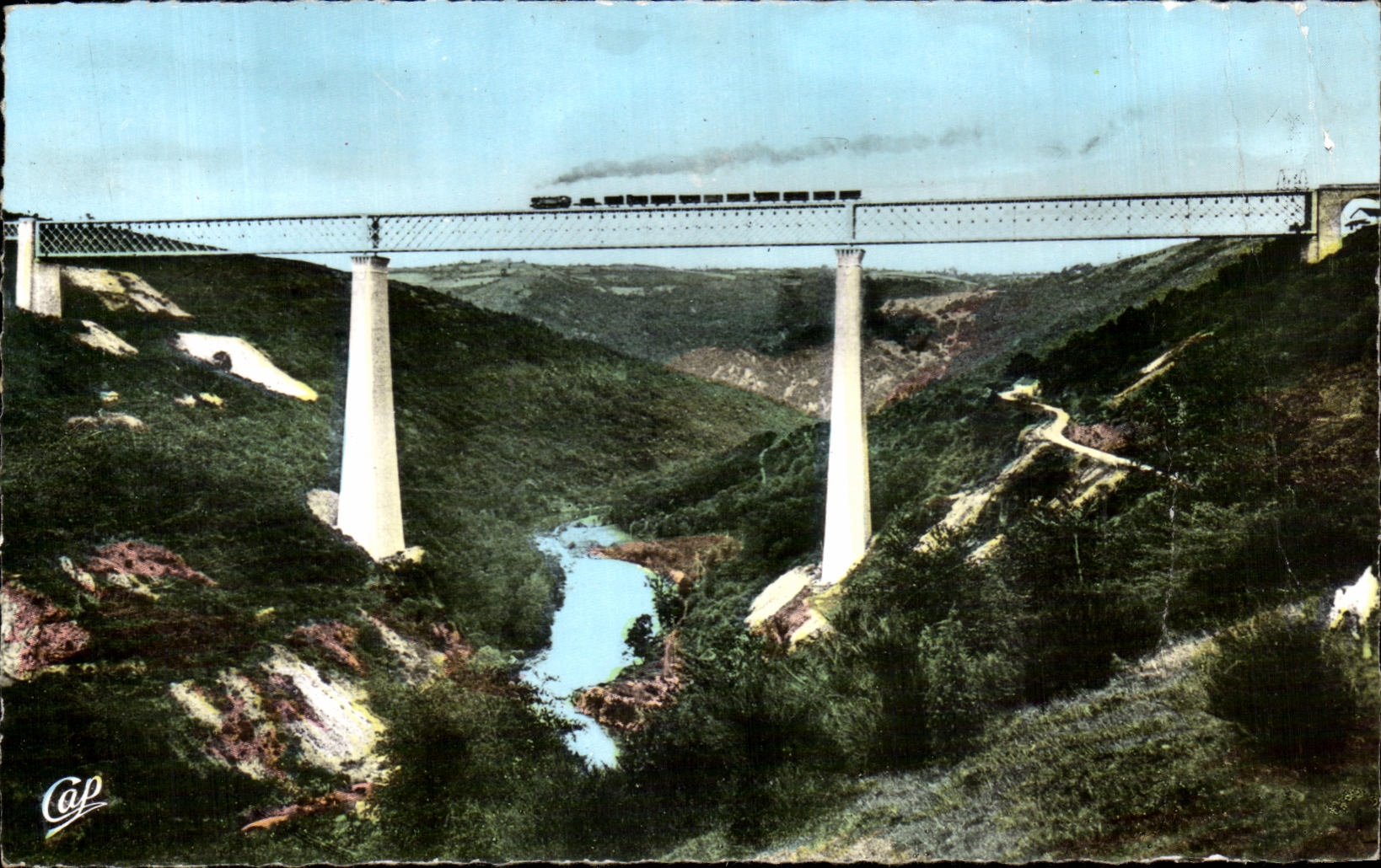 CPA the Viaduct Of Insipid the Giant of I' Europe