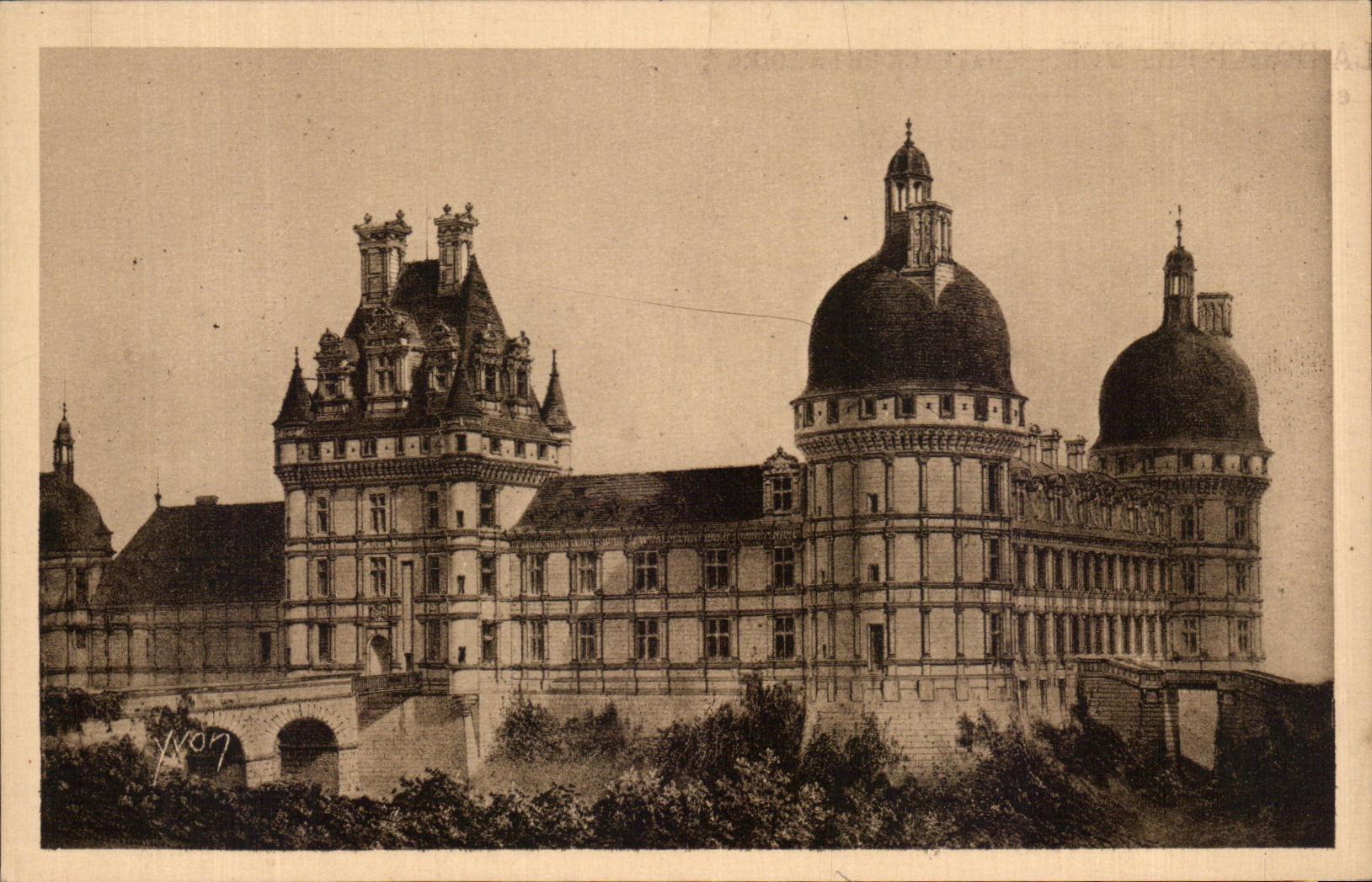 CPA Castle of Valencay