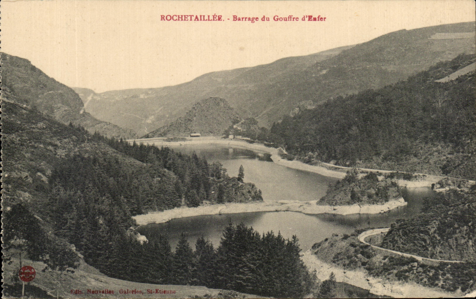 CPA Rochetaillee Stopping Of Goufire D' Enfer