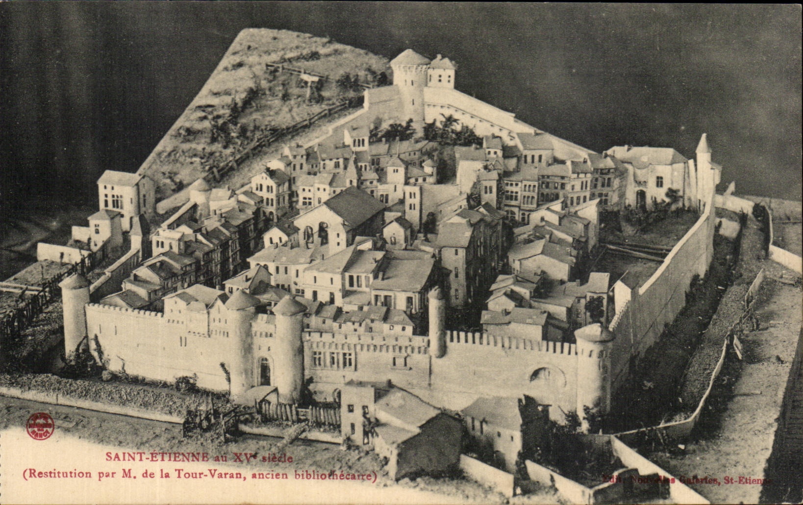 CPA Saint Etienne Restitution per M of the Varan Tower former librarian