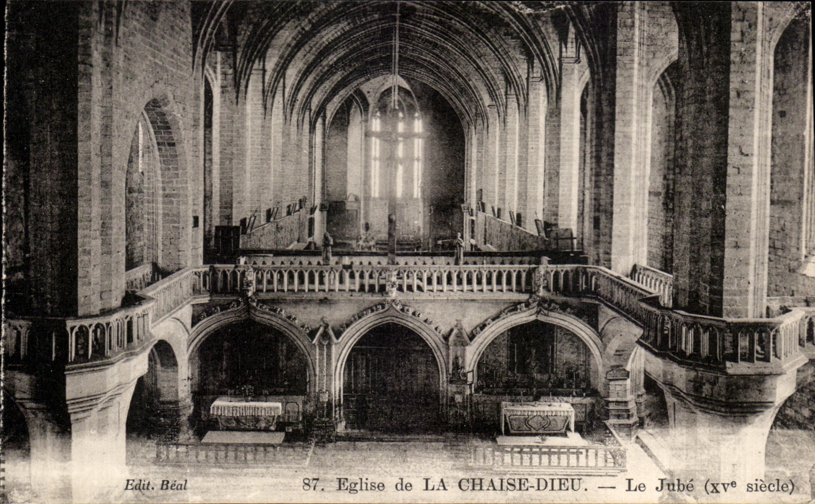 CPA La Chaise Dieu Le jube