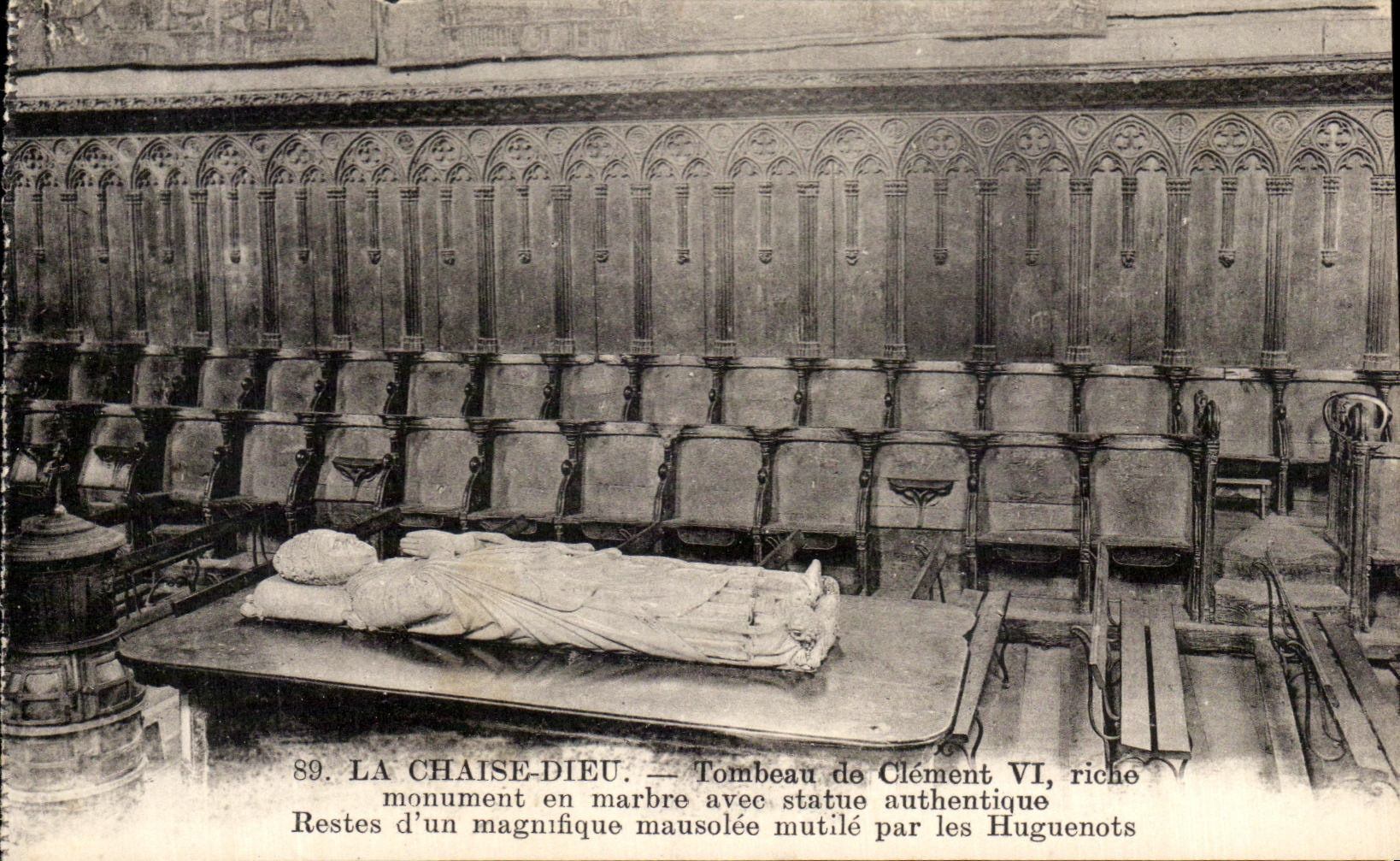 CPA the Chair God Tomb of Clement VI