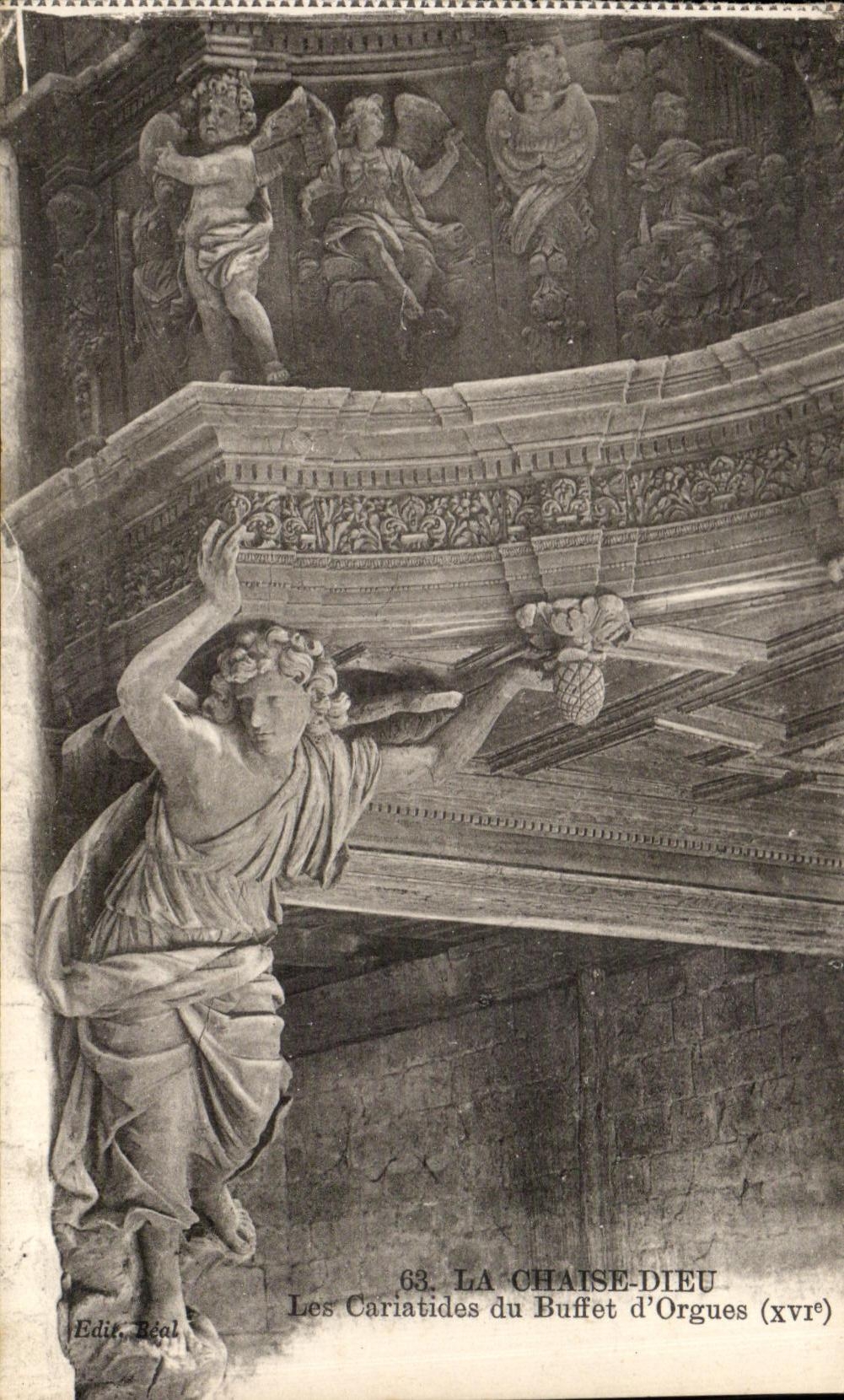 CPA the Chair God Caryatids of the Organ case