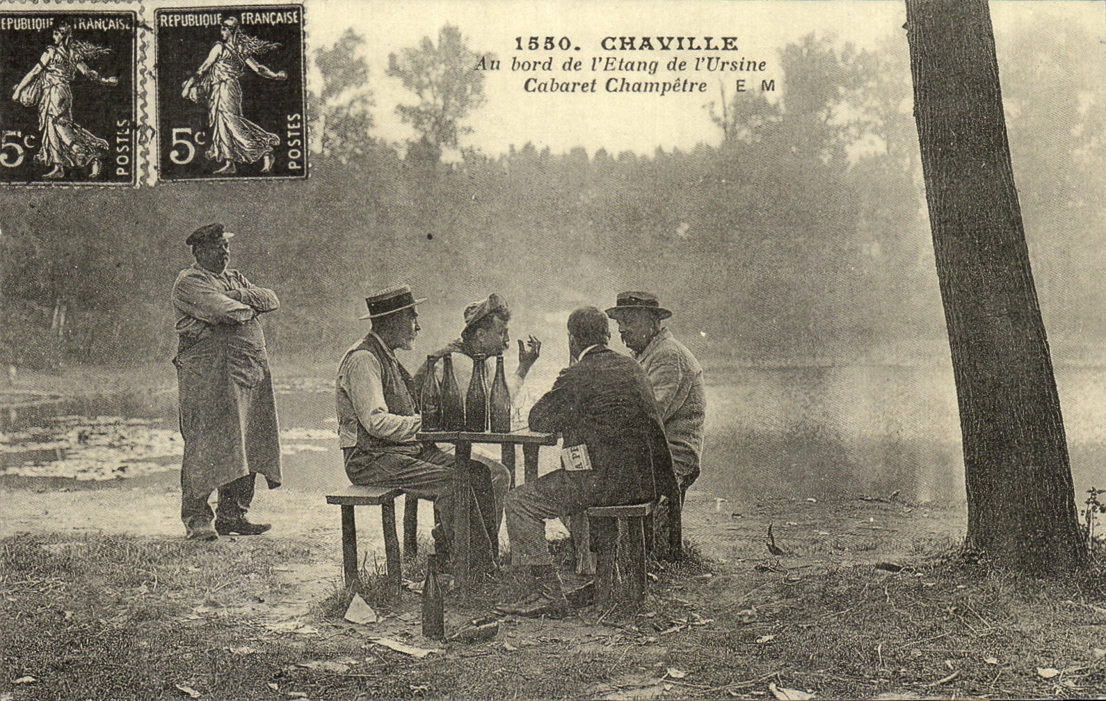 REPRO Chaville Au bord de l'Etang de l'Ursine Cabaret Champetre