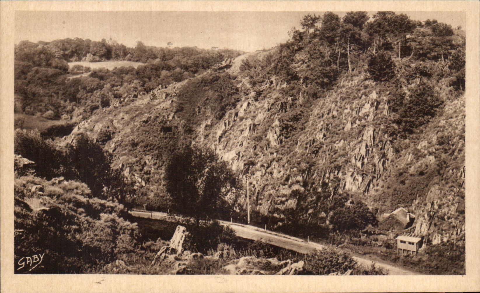 CPA Rochefort out of Ground Road of Malestroit and the Valley of Gueuzon