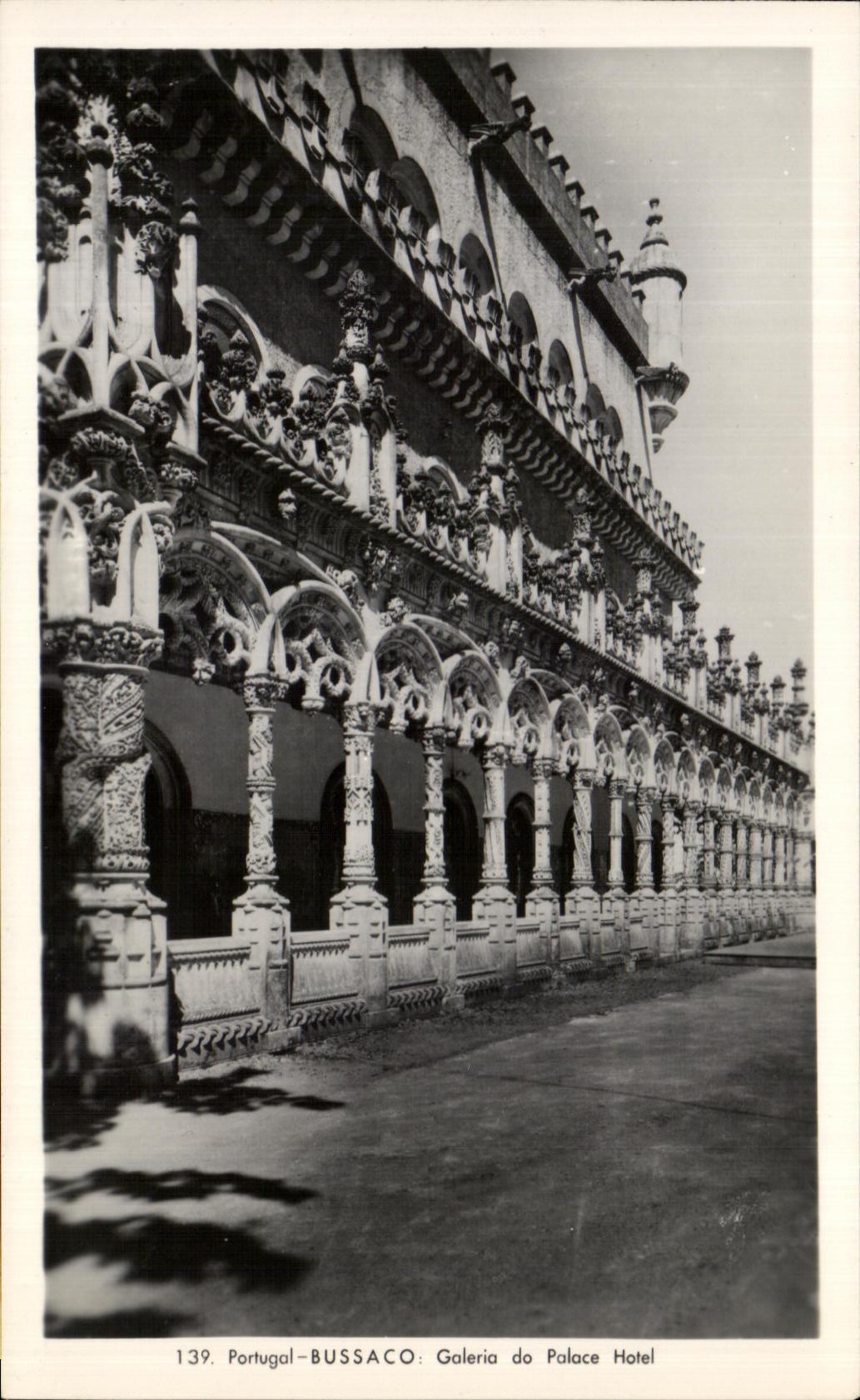 CPA Portugal Bussaco Galeria do Palace Hotel