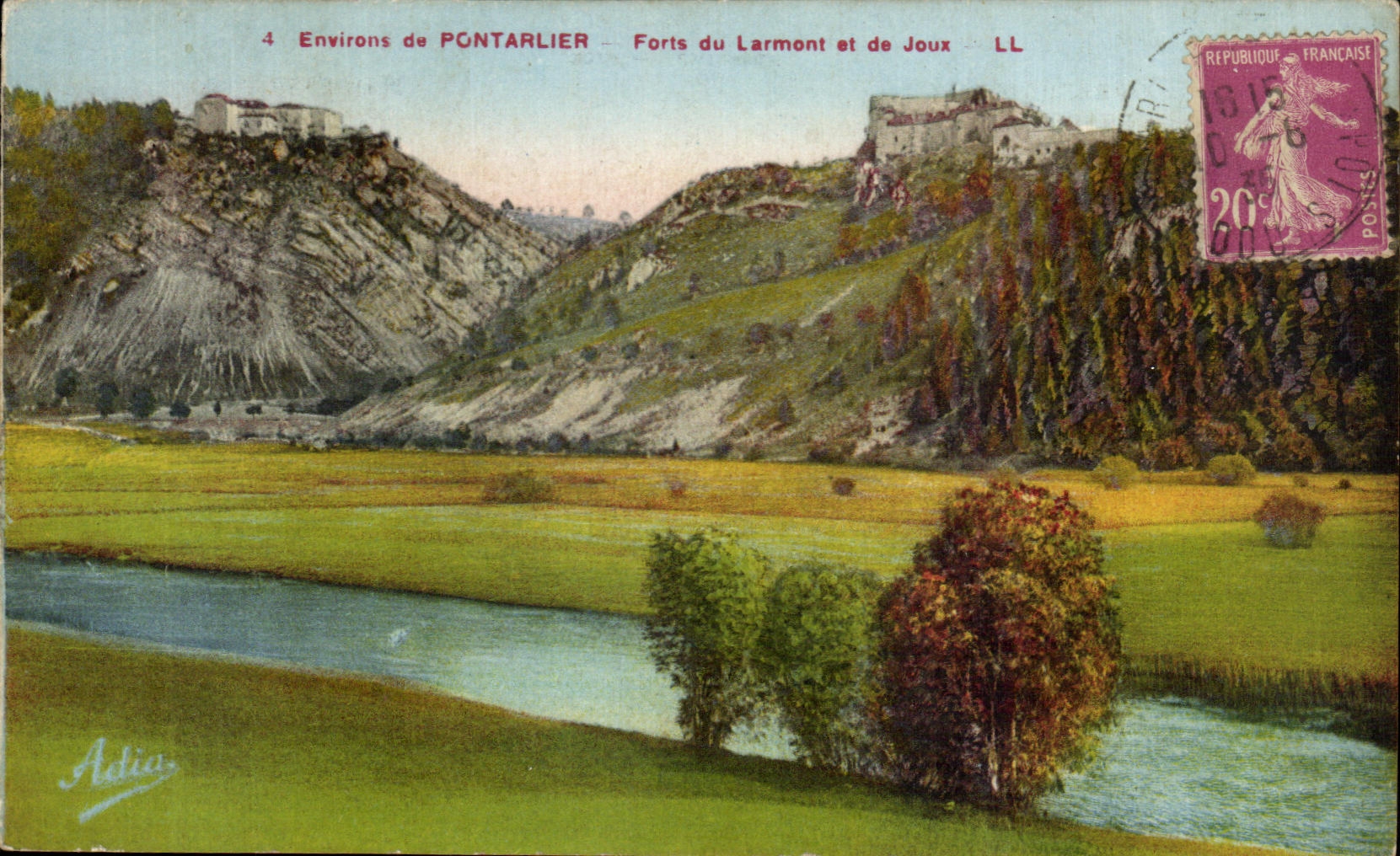 CPA Strong Surroundings of Pontarlier Of Larmont and Joux