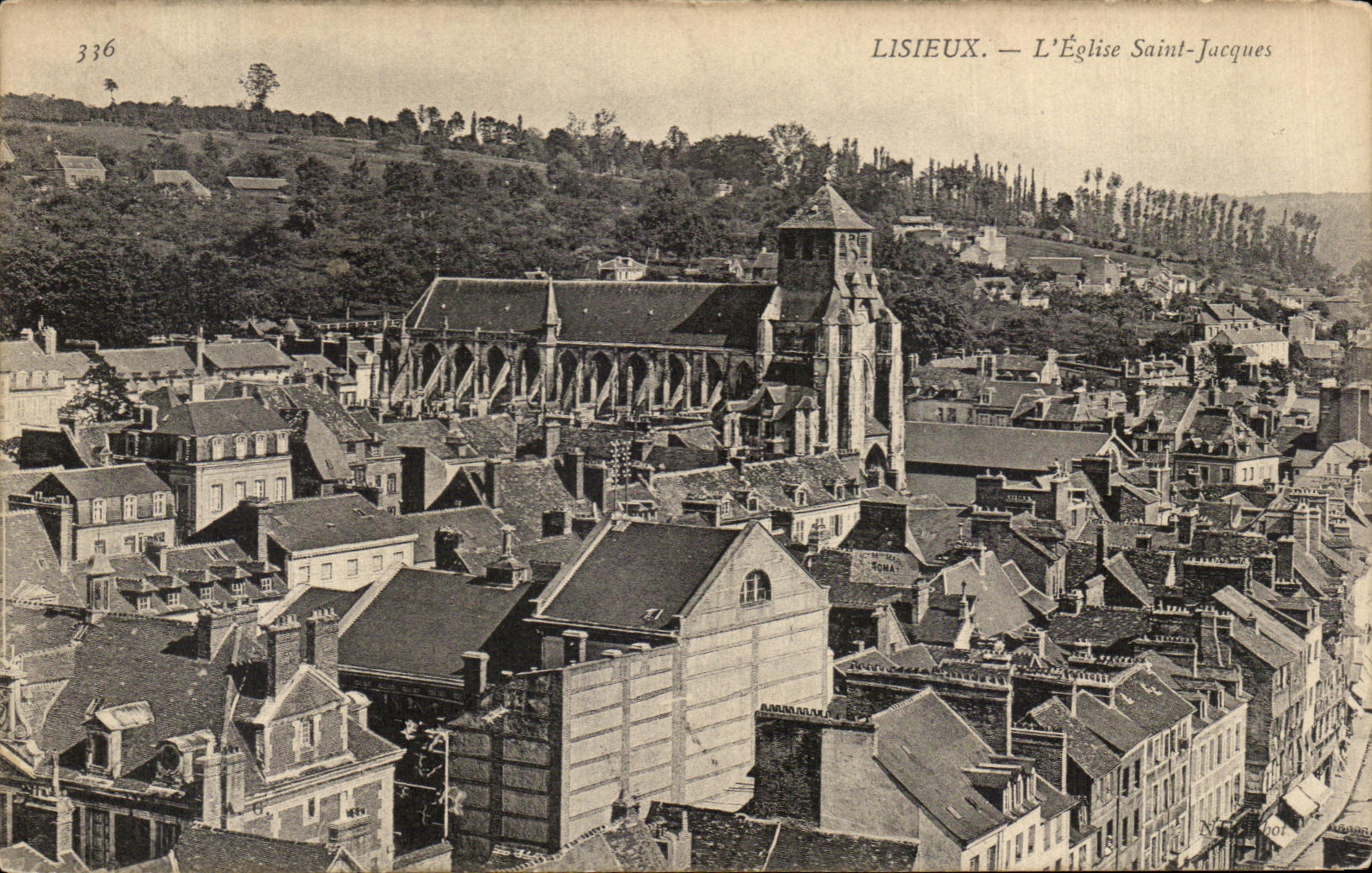 CPA Lisieux the Church Saint Jacques