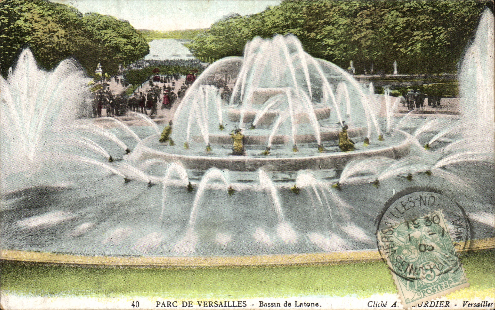 CPA Park Of Versailles Bassinde Latone