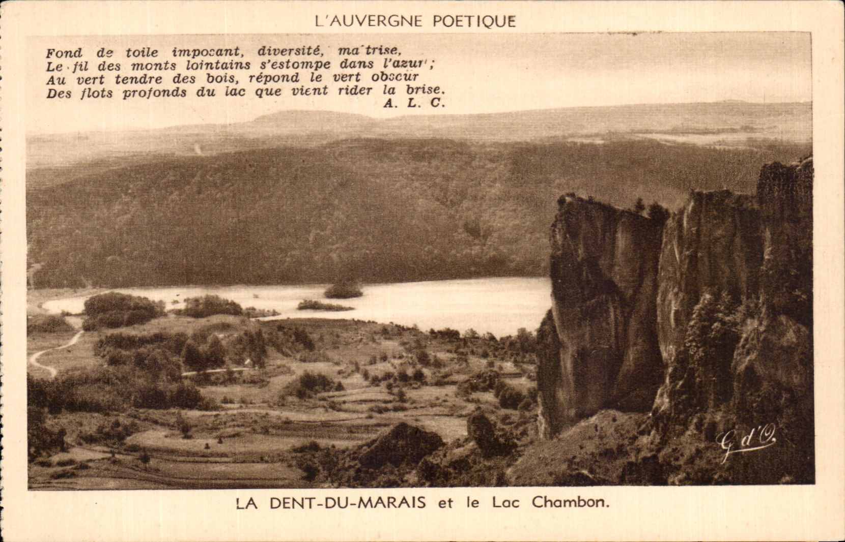 CPA the tooth of the marsh and the lake Chambon