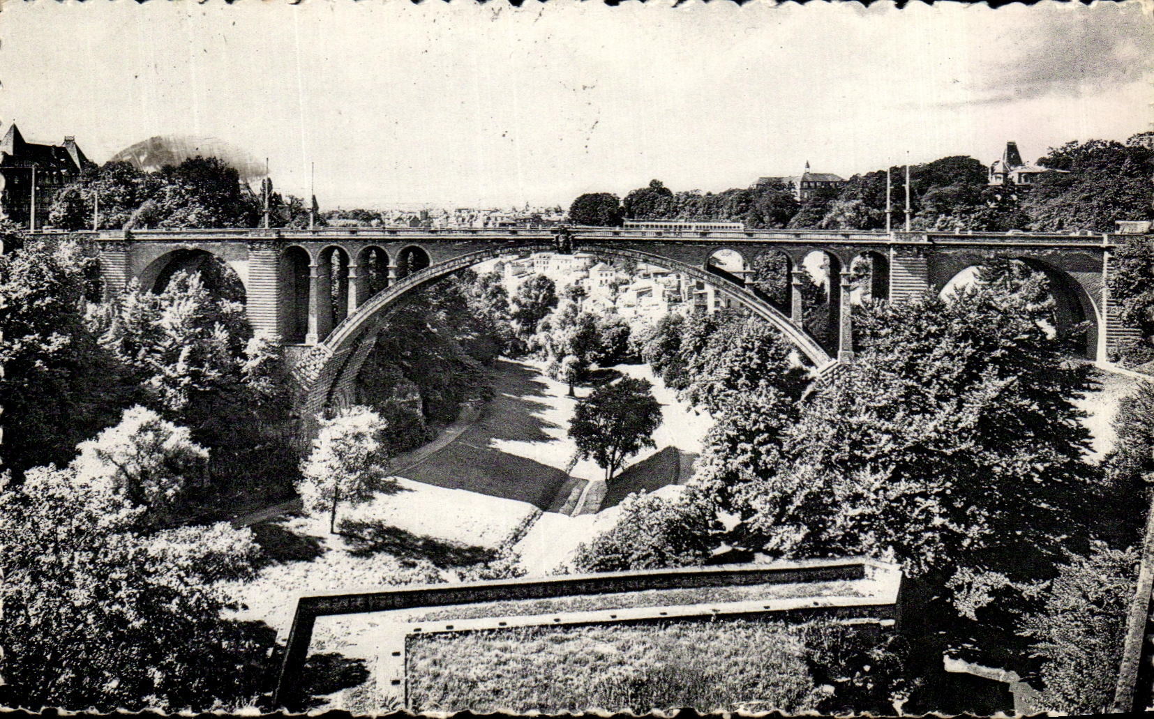CPA Luxembourg Bridge Adolphe