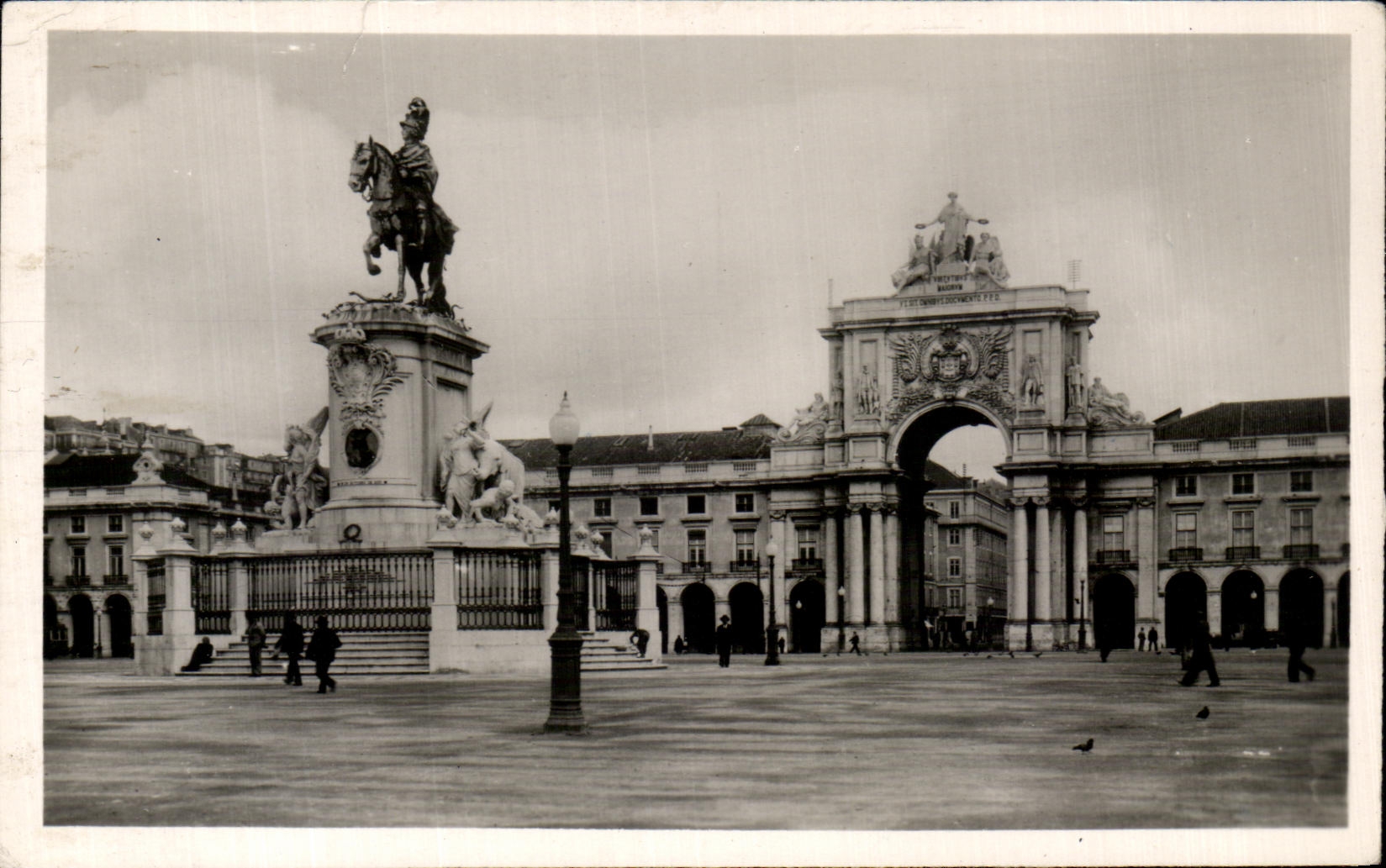 CPA Lisboa Praca C Comereio