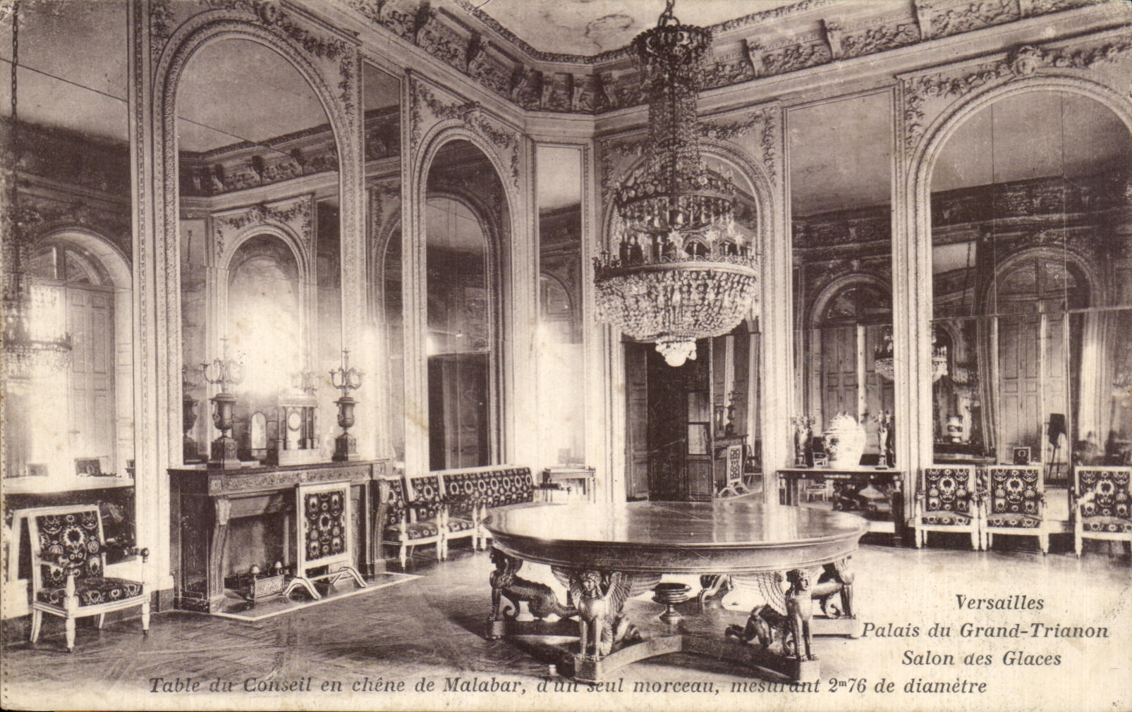 CPA Versailles Palate of Large Trianon Living room of the Ices