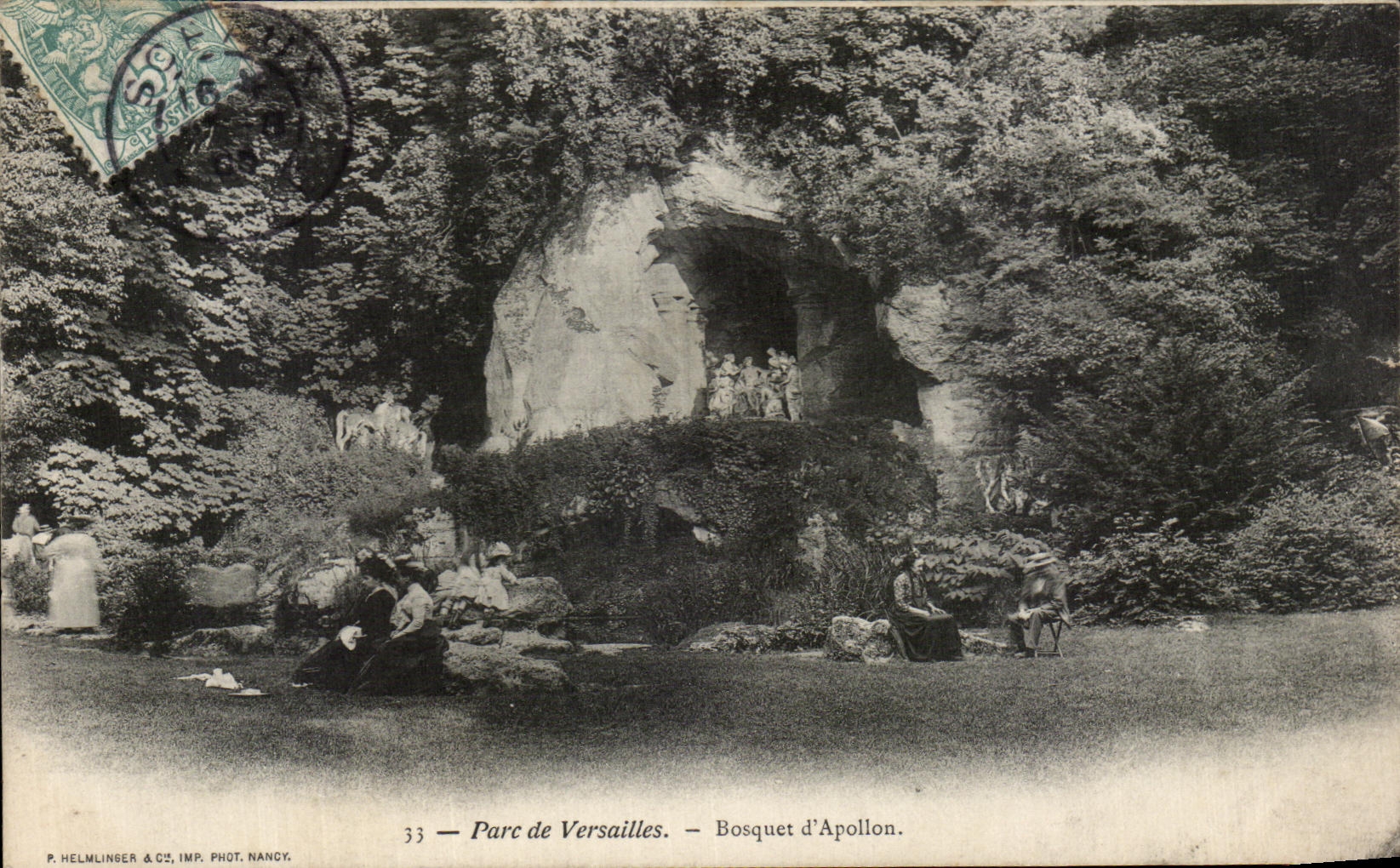 CPA Parc de Versailles Bosquet d'Apollon