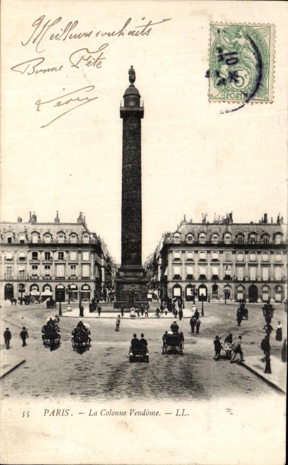 CPA Paris the Vendome Column