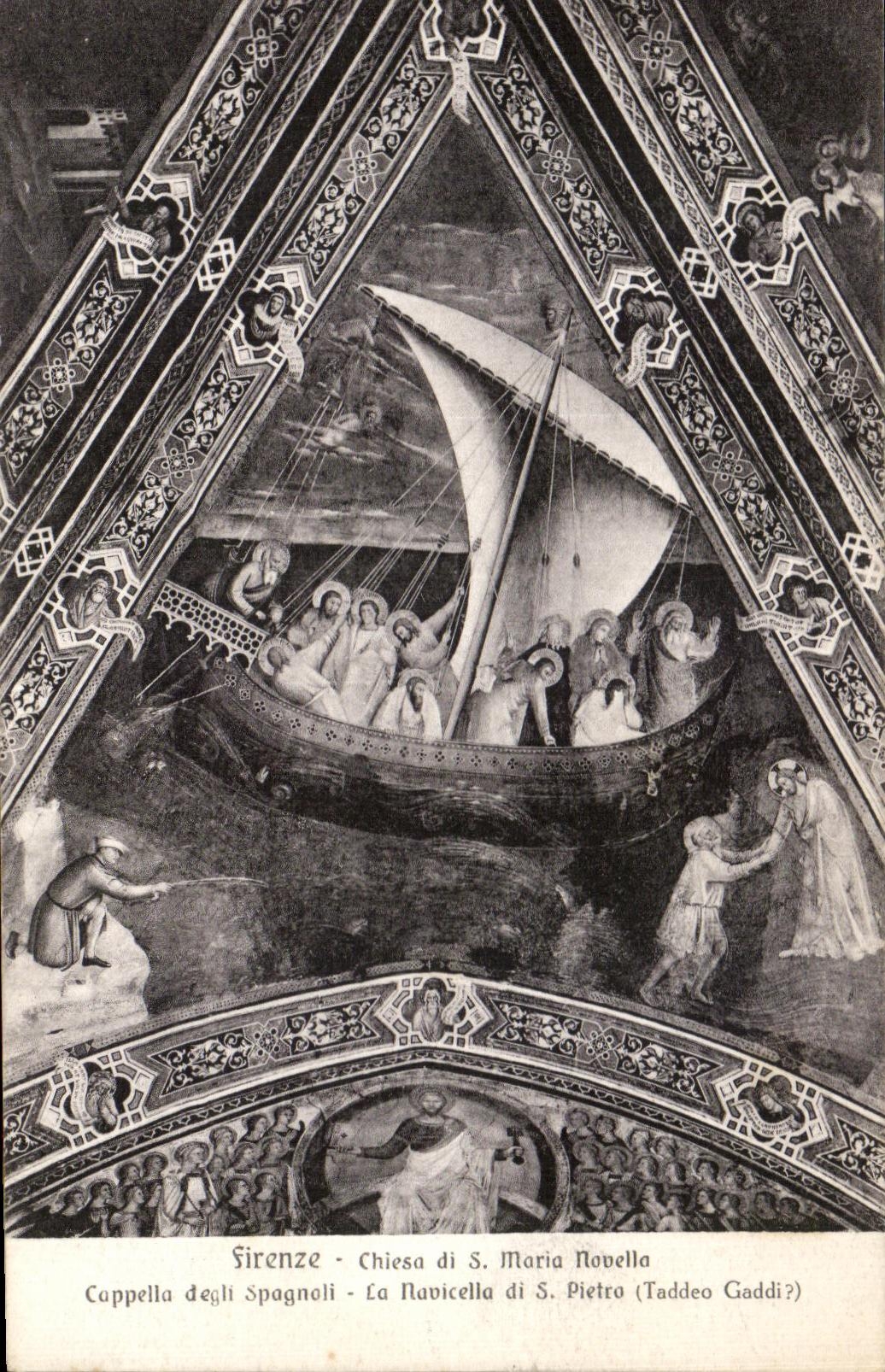 Novela corta Capella Degit Spagnoli Navicella di S Pieytro del moria de di S del chiesa de CPA Firenze