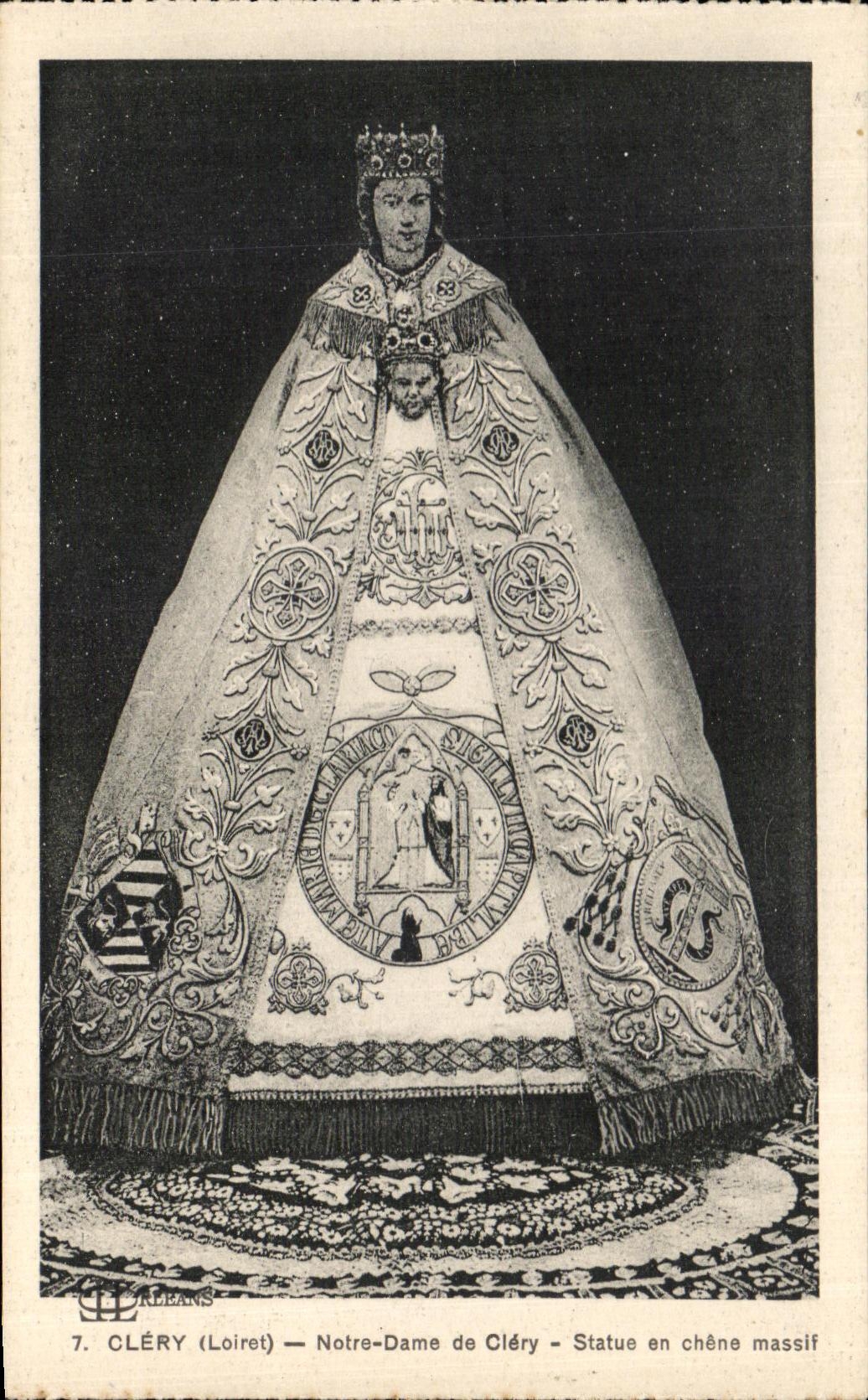 CPA Clery Our Lady De Clery Statue In Oak Mountain