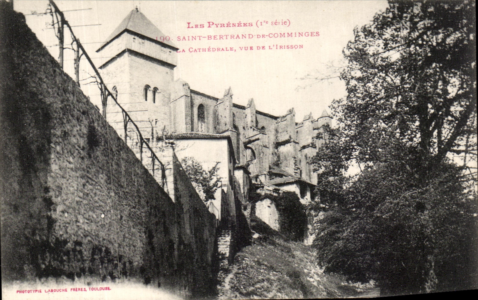 CPA Saint Beltran De Comminges la catedral vista de Irisson