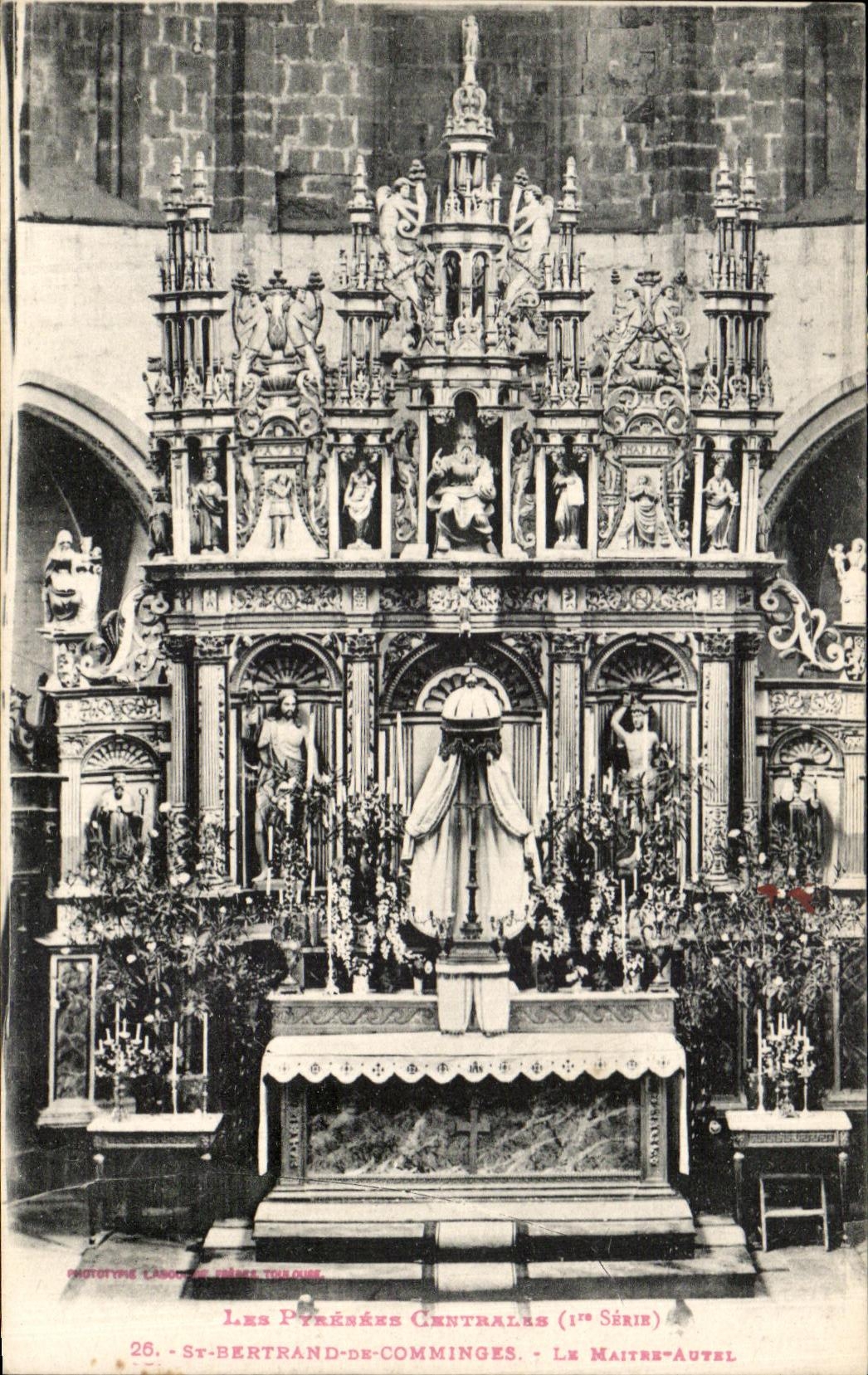 CPA Saint Beltran De Comminges el puente principal del horno