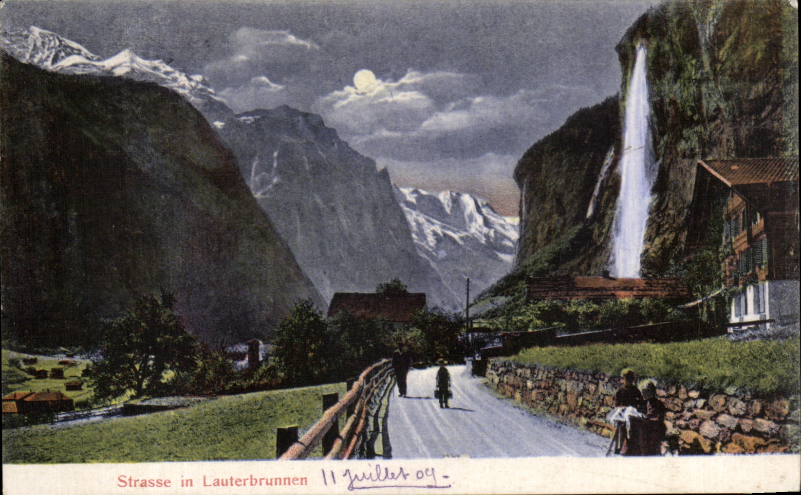 CPA Strasse In Lauterbrunnen