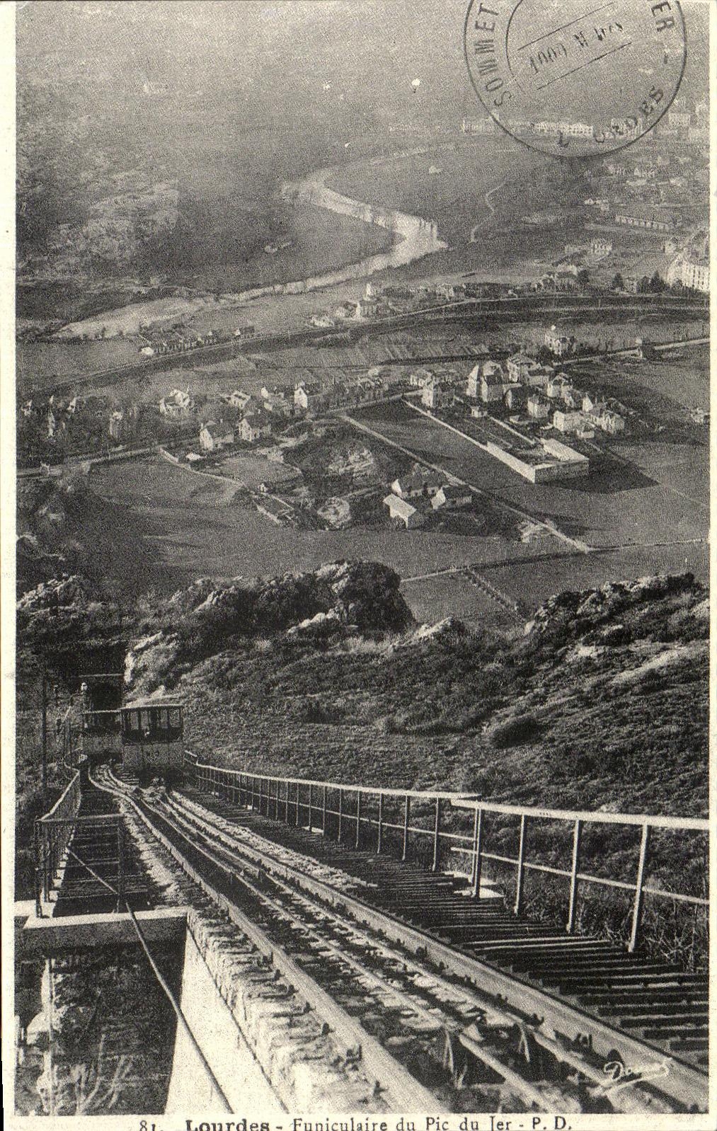 REPRO Lourdes Funicular of the Magpie Of Jer