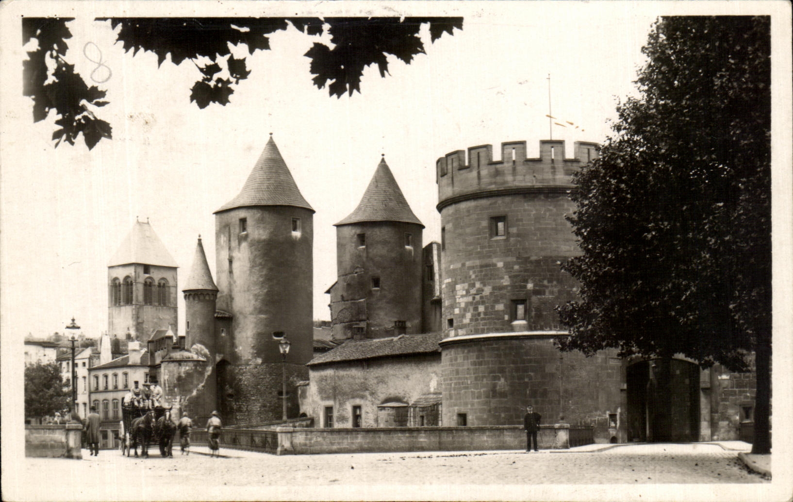 Puerta de CPA Metz de los alemanes