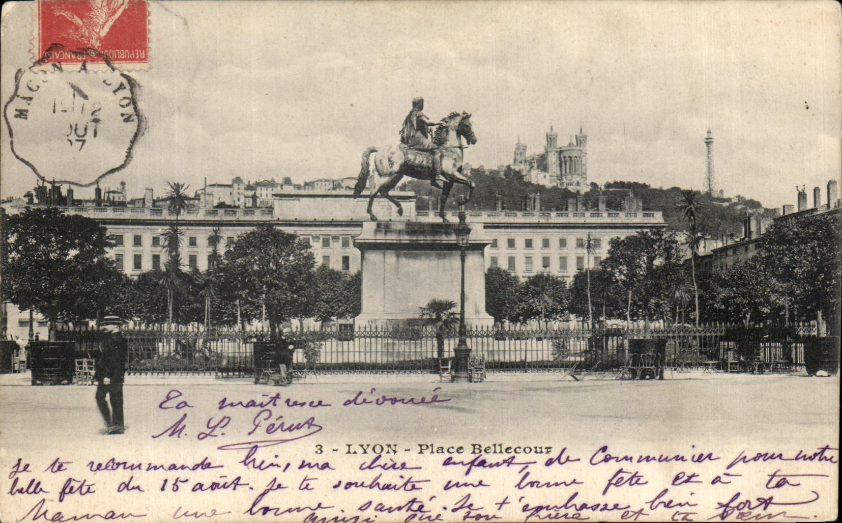CPA Lyon Places Bellecour