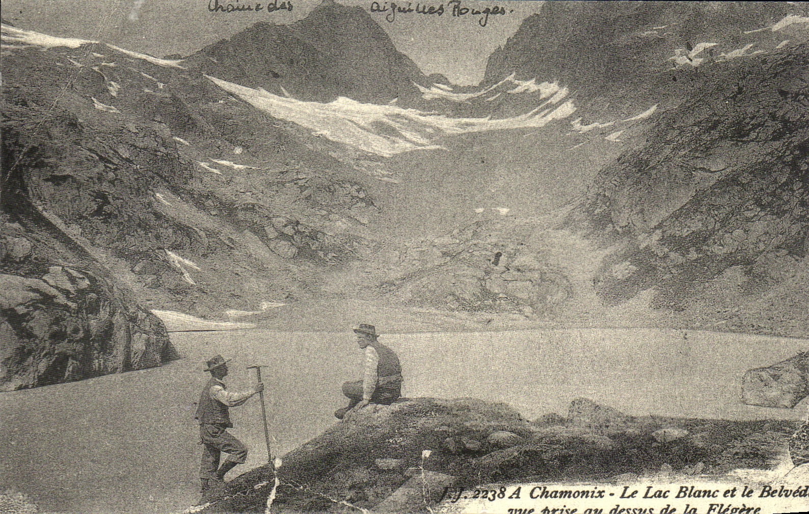 REPRO has Chamonix the White Lake and Belved Seen from with the top of Elegere
