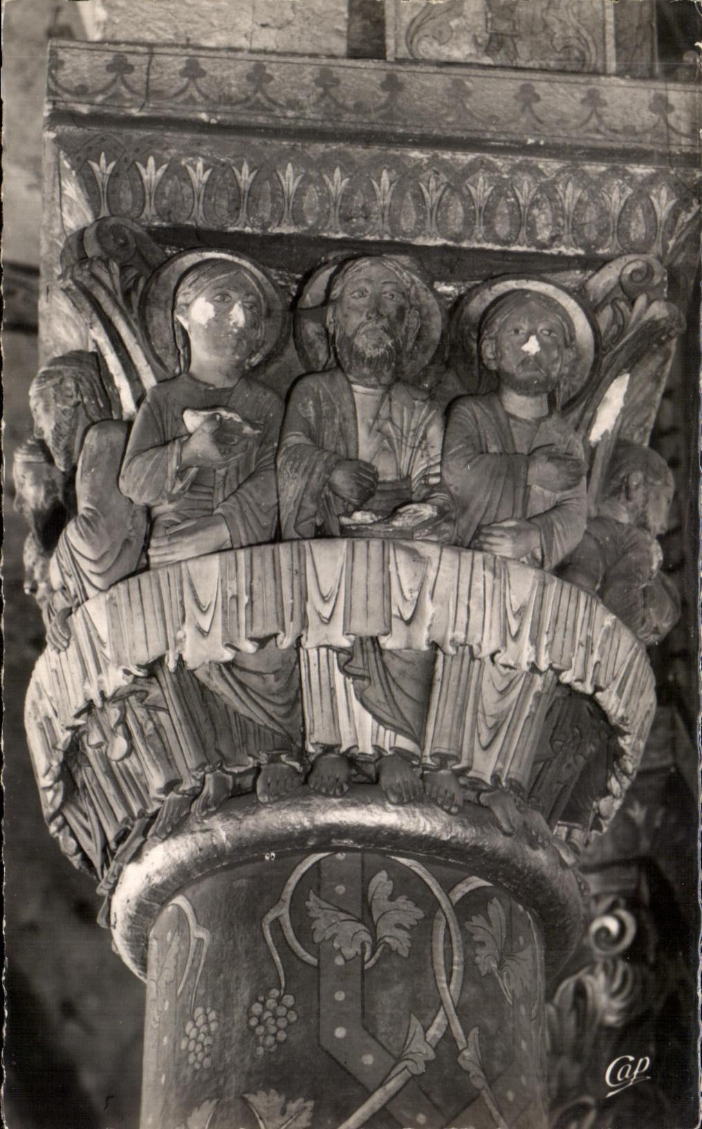 CPA Issoire Church Saint Austremoine Vault of Cere Three Apostles