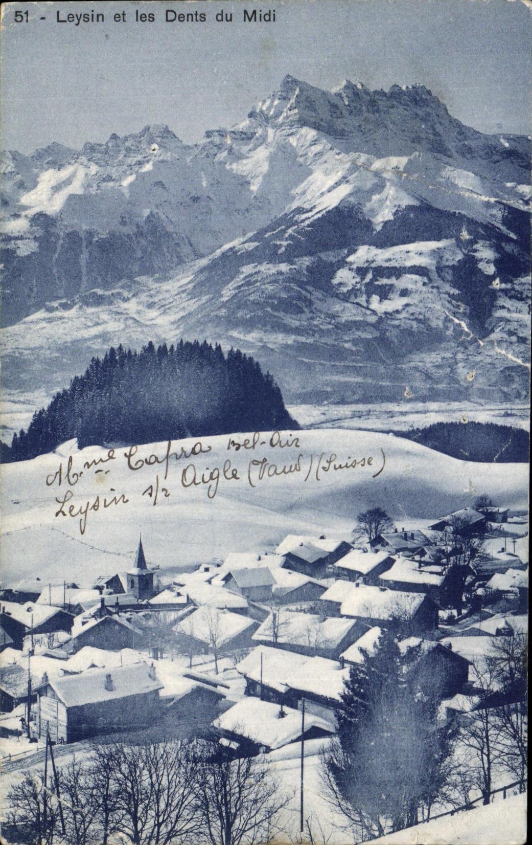 CPA Leysin et les Dents du Midi